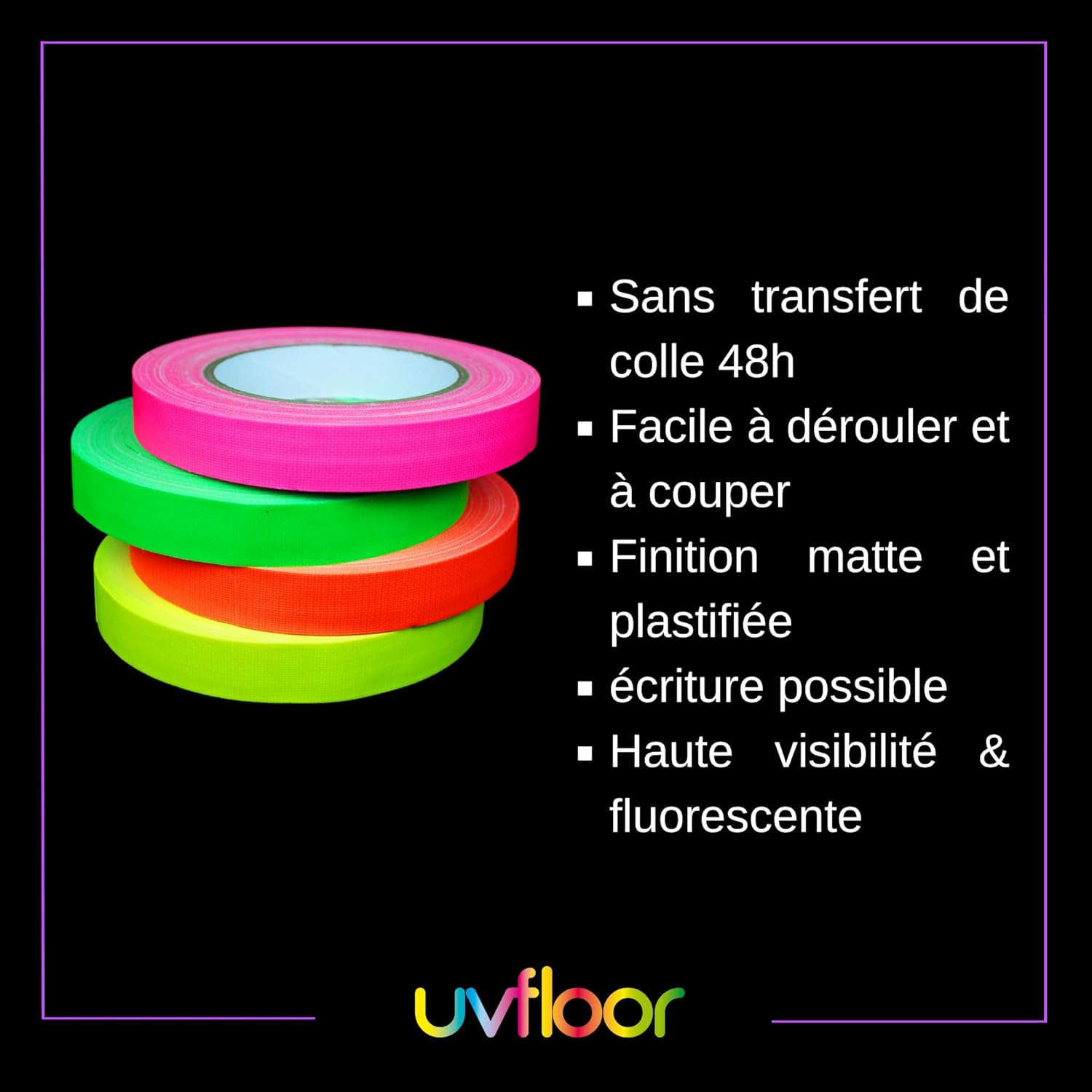 Thumbnail 3 de UV FLOOR gaffer fluo adesivo 1,9 cm