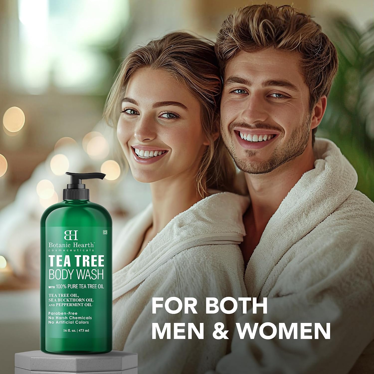 Detalle 2 de Botanic Hearth Tea Tree Body Wash 16 fl oz