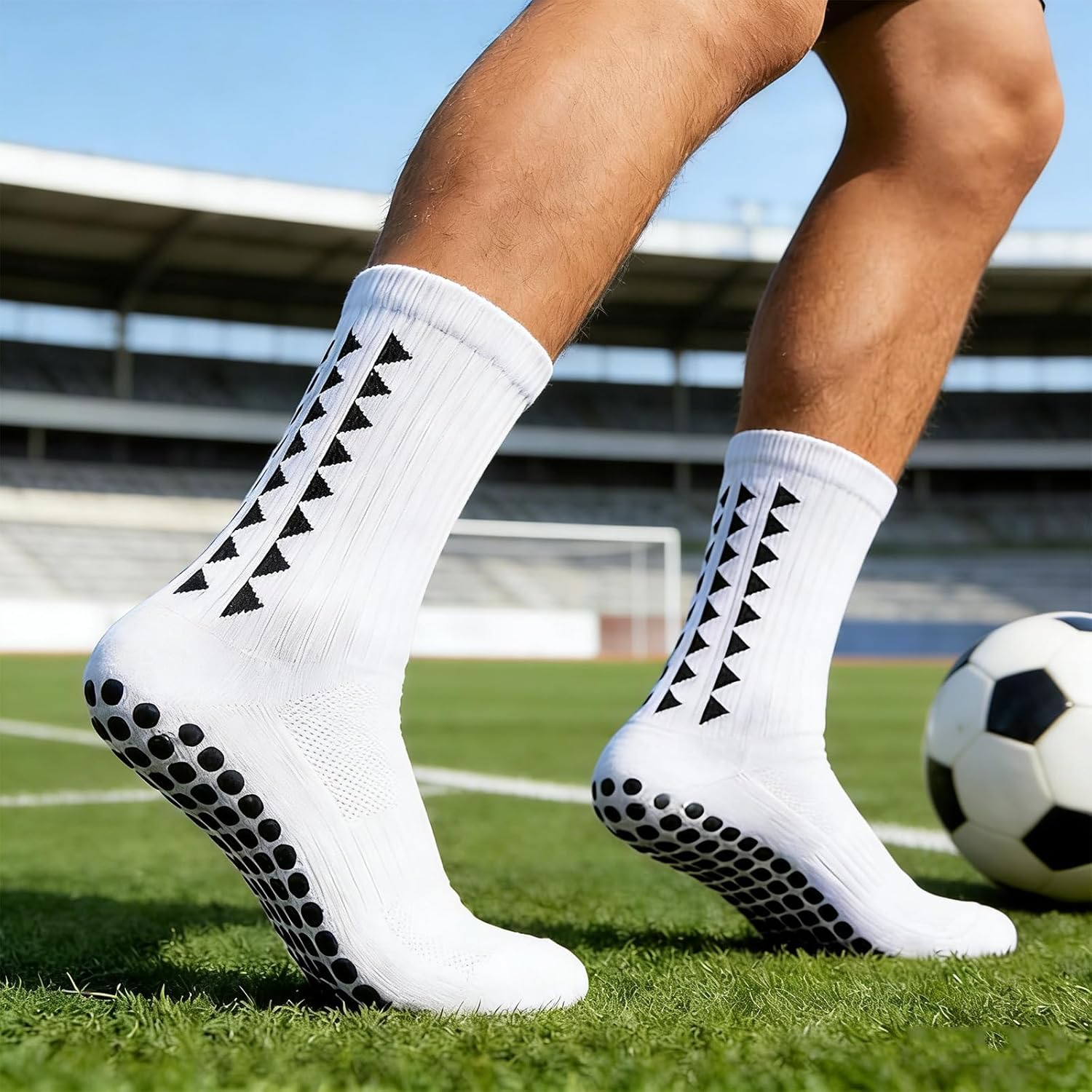 Thumbnail 1 de OnseToday 3 Pairs Non-Slip Football Socks – Grip, Comfort and Breathability for Soccer and Training