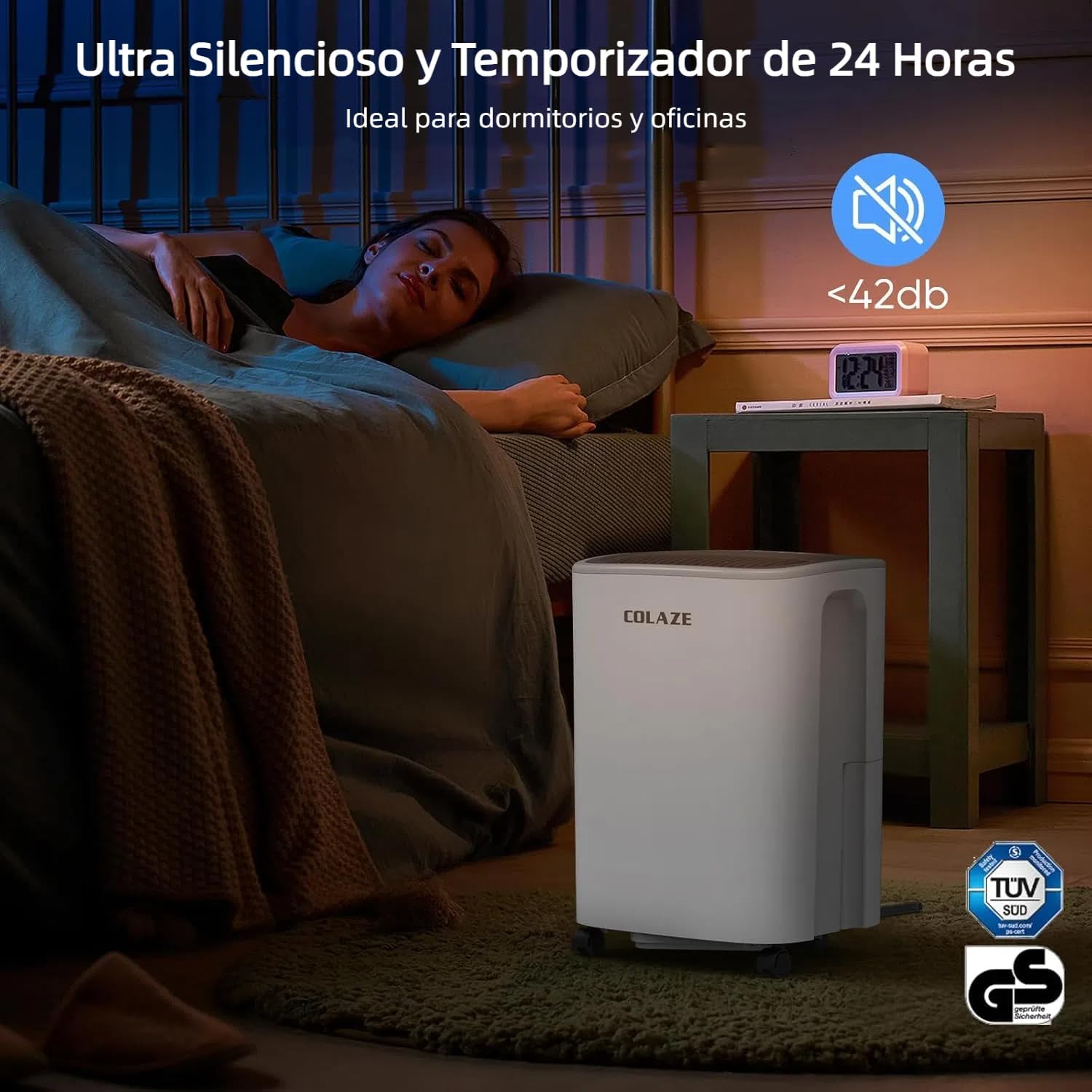 Thumbnail 6 de COLAZE Deshumidificador 12L/24h silencioso hasta 30m² 💧