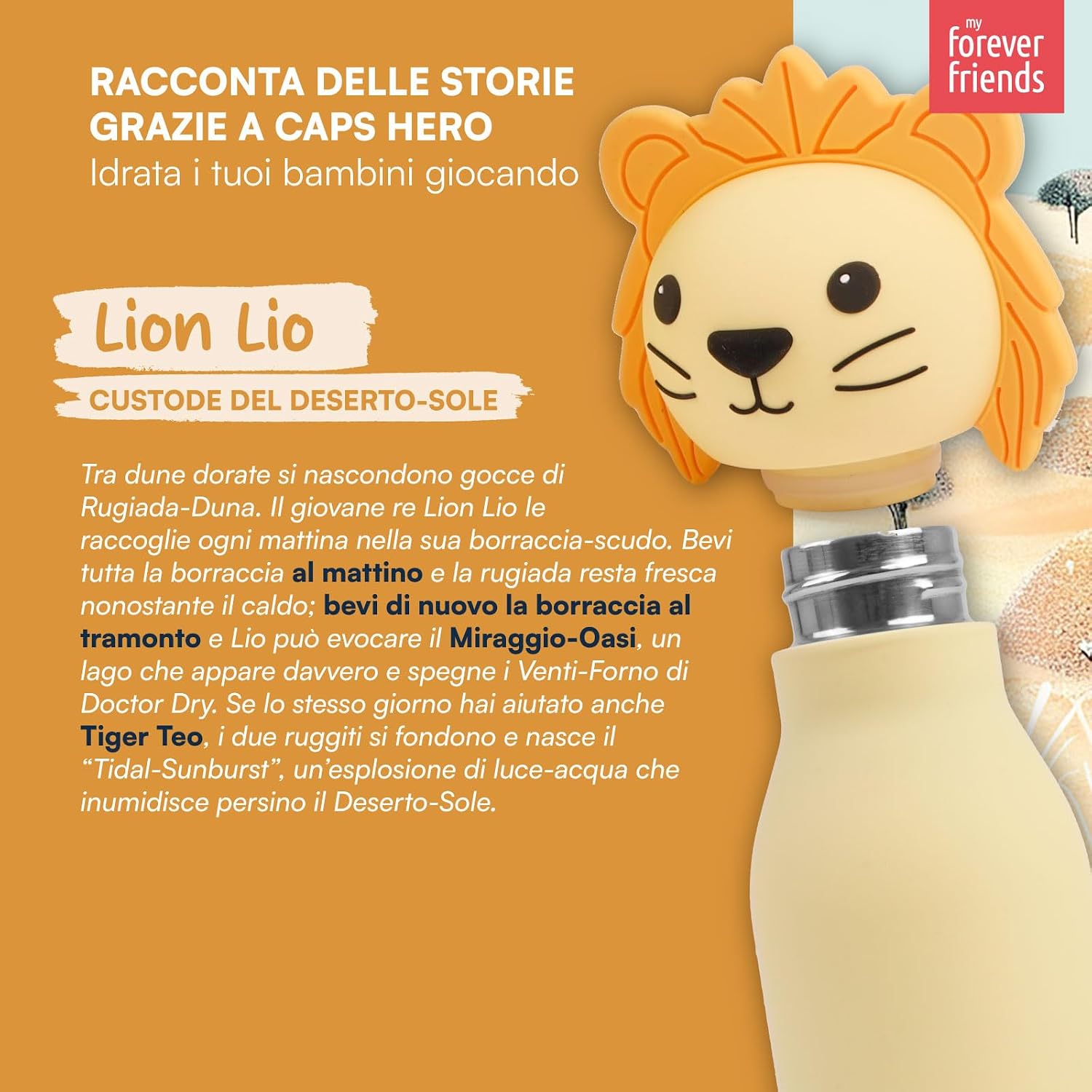 Thumbnail 3 de CapsHero Leone Lion Lio Borraccia Termica 520ml
