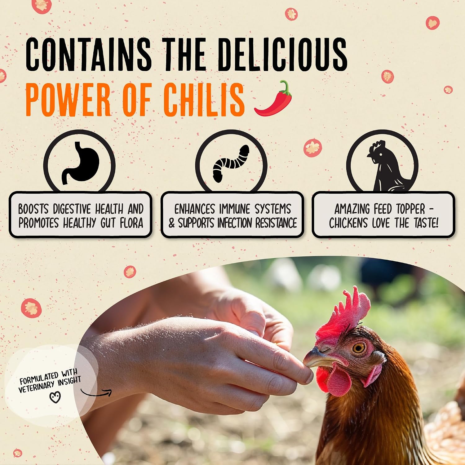 Thumbnail 4 de Roosty's Naturals Flock Armor Chicken De-wormer Chili Mix, 16oz