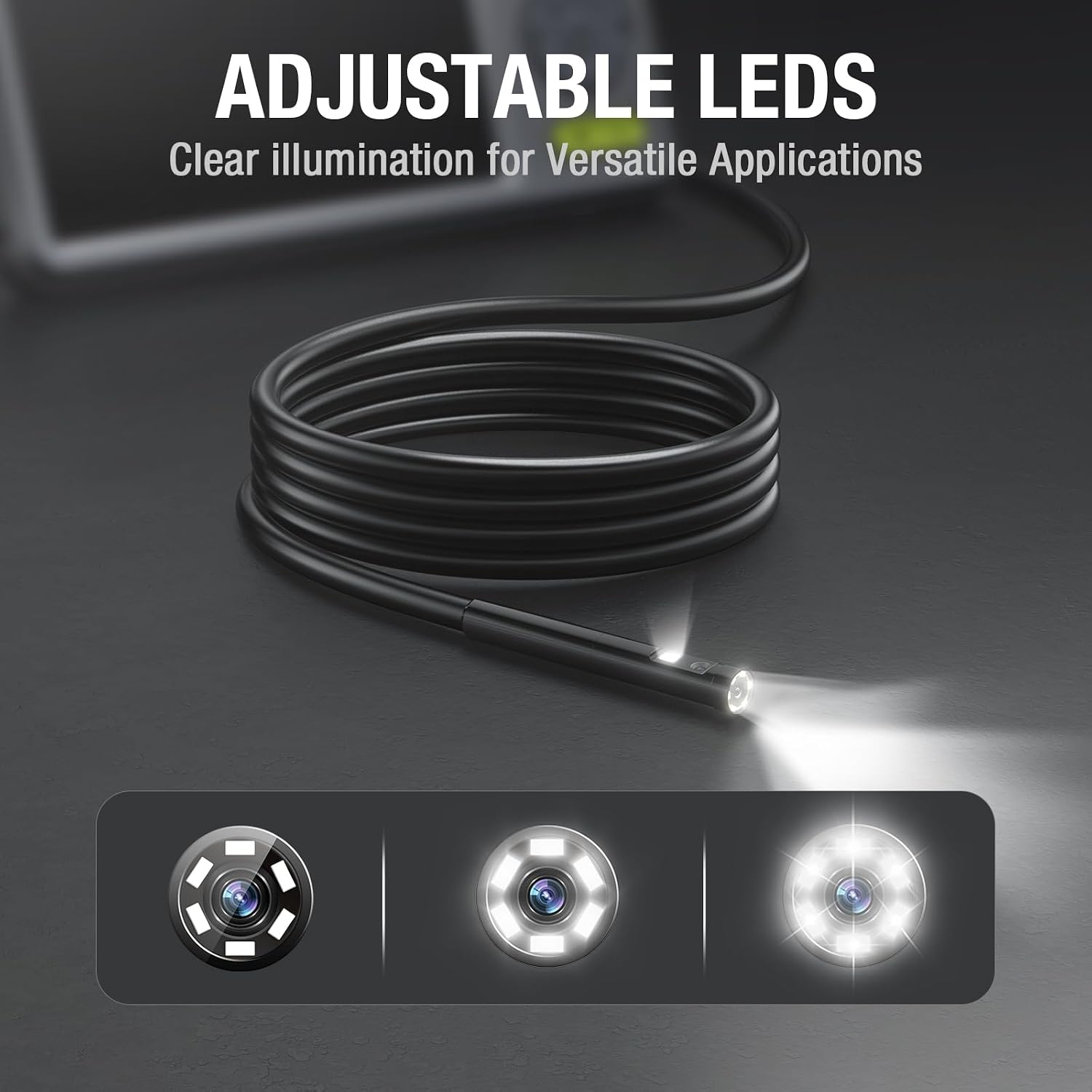 Thumbnail 5 de Teslong 5mm Borescope 1080P, 5m probe