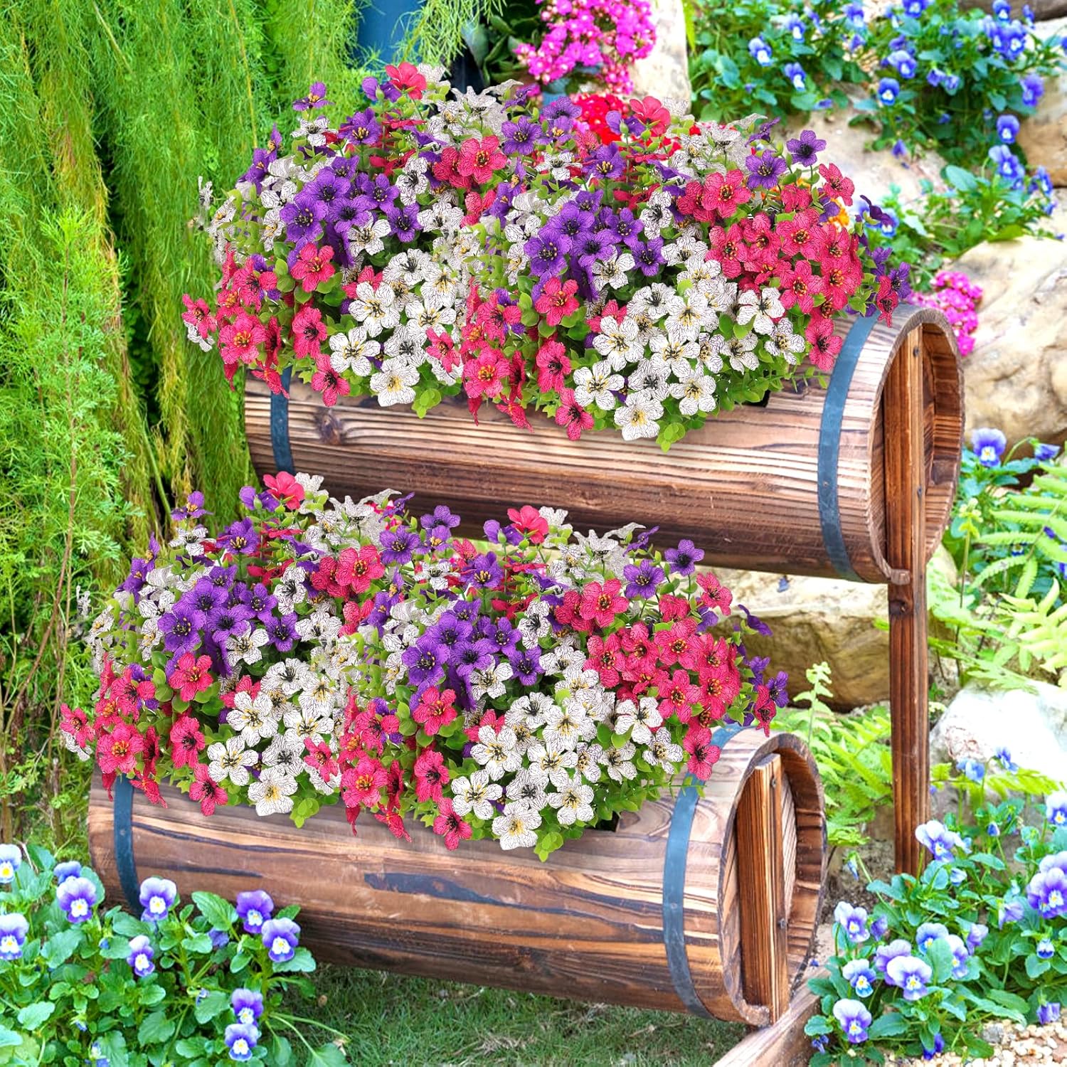 Thumbnail 2 de LOMOHOO 9 Bundles artificial flowers