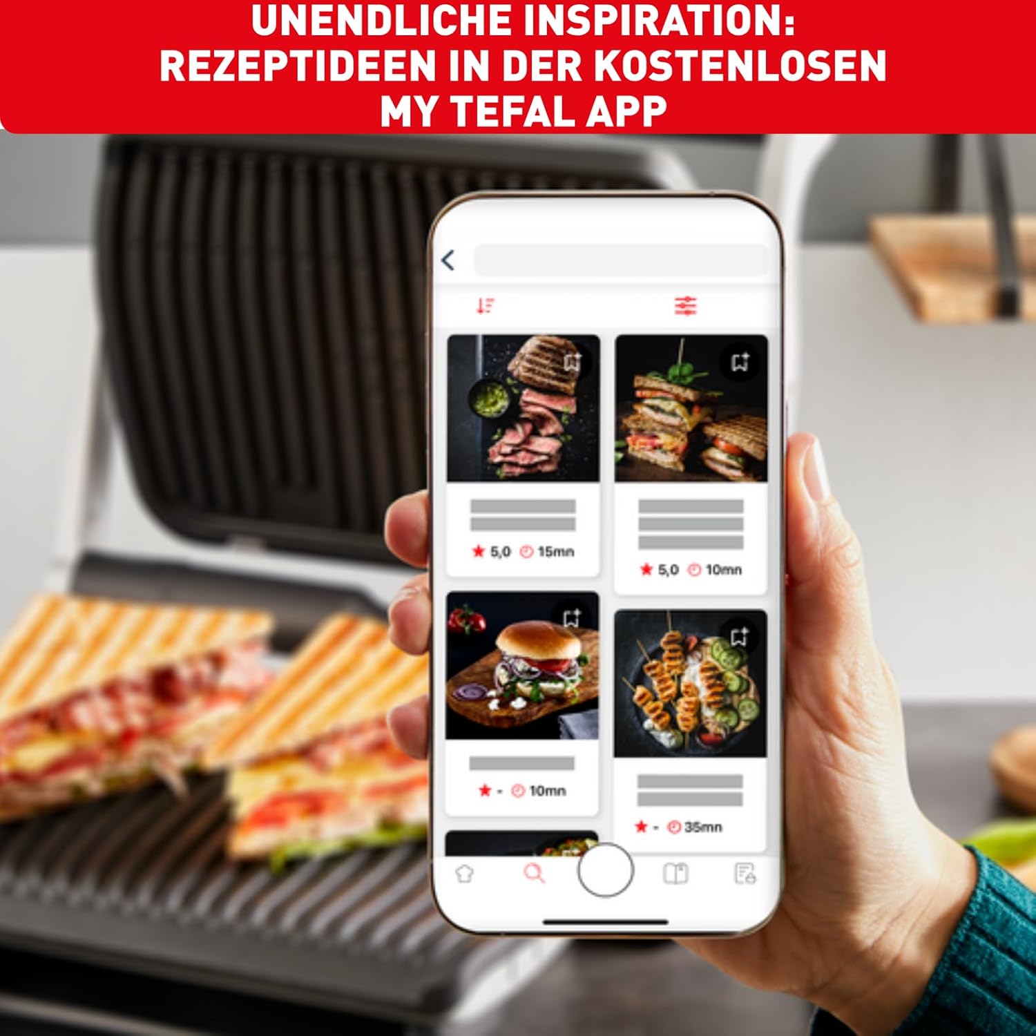 Thumbnail 6 de Tefal OptiGrill+ XL Kontaktgrill 2000 W 🍖