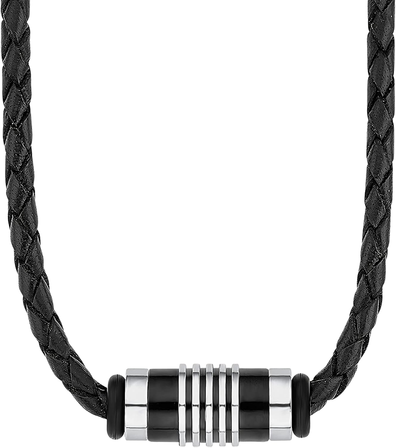Detalle de Herren Halsband s.Oliver Echtleder 47 bis 50 cm