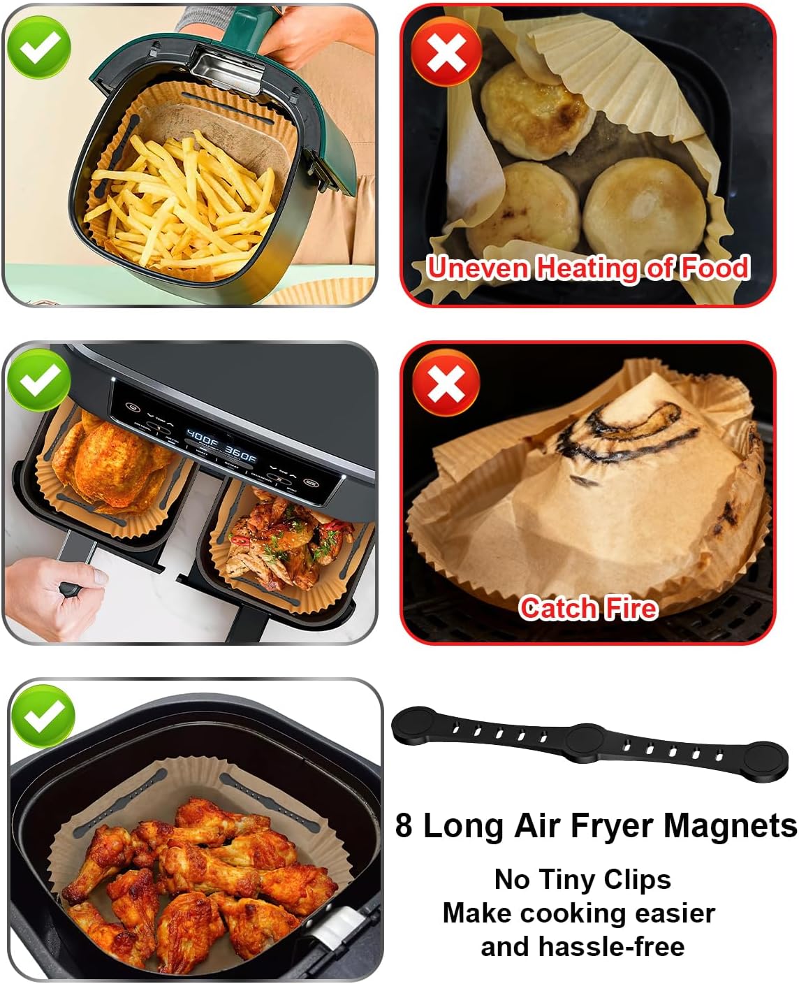 Thumbnail 6 de Vinuwu Magnete für Airfryer 12,5 cm