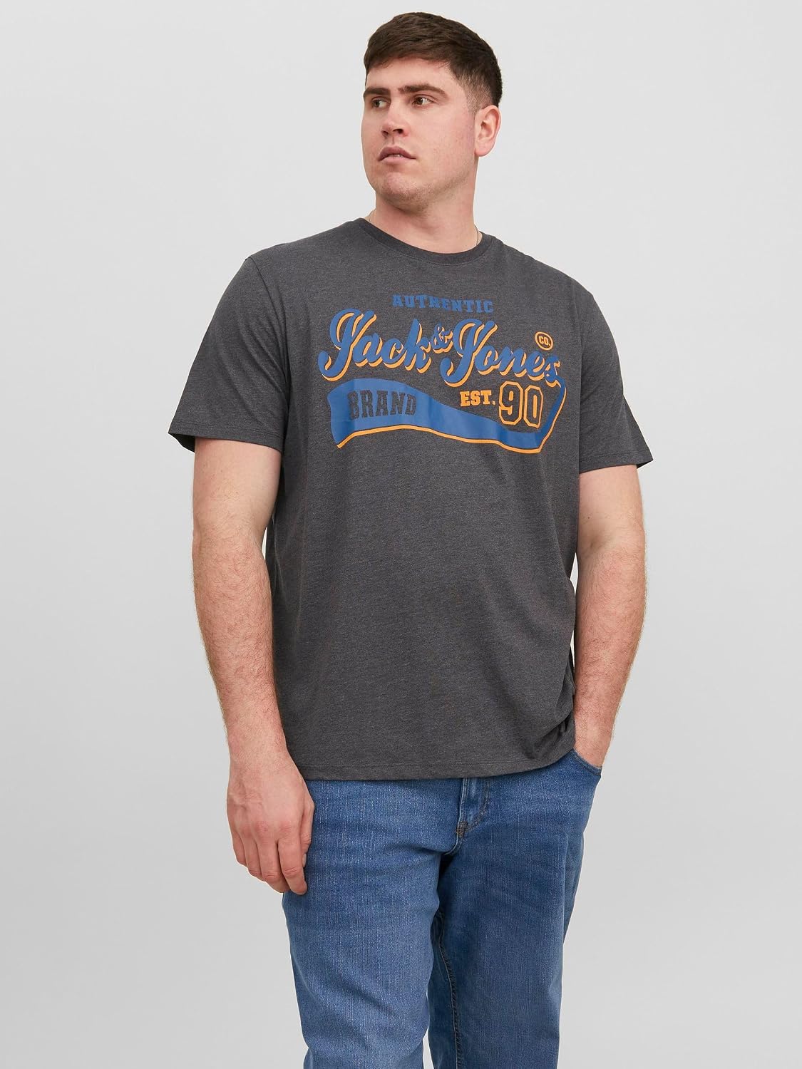 Detalle 2 de Jack & Jones Jjelogo Tee O‑Neck T-Shirt Herren
