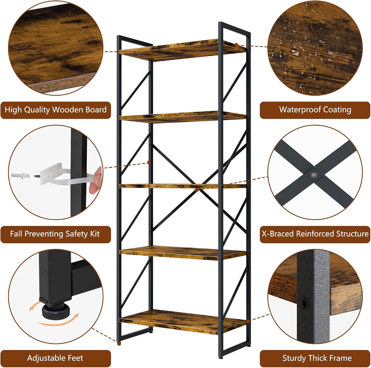 Thumbnail 5 de Shintenchi Bookshelf, 5-Tier