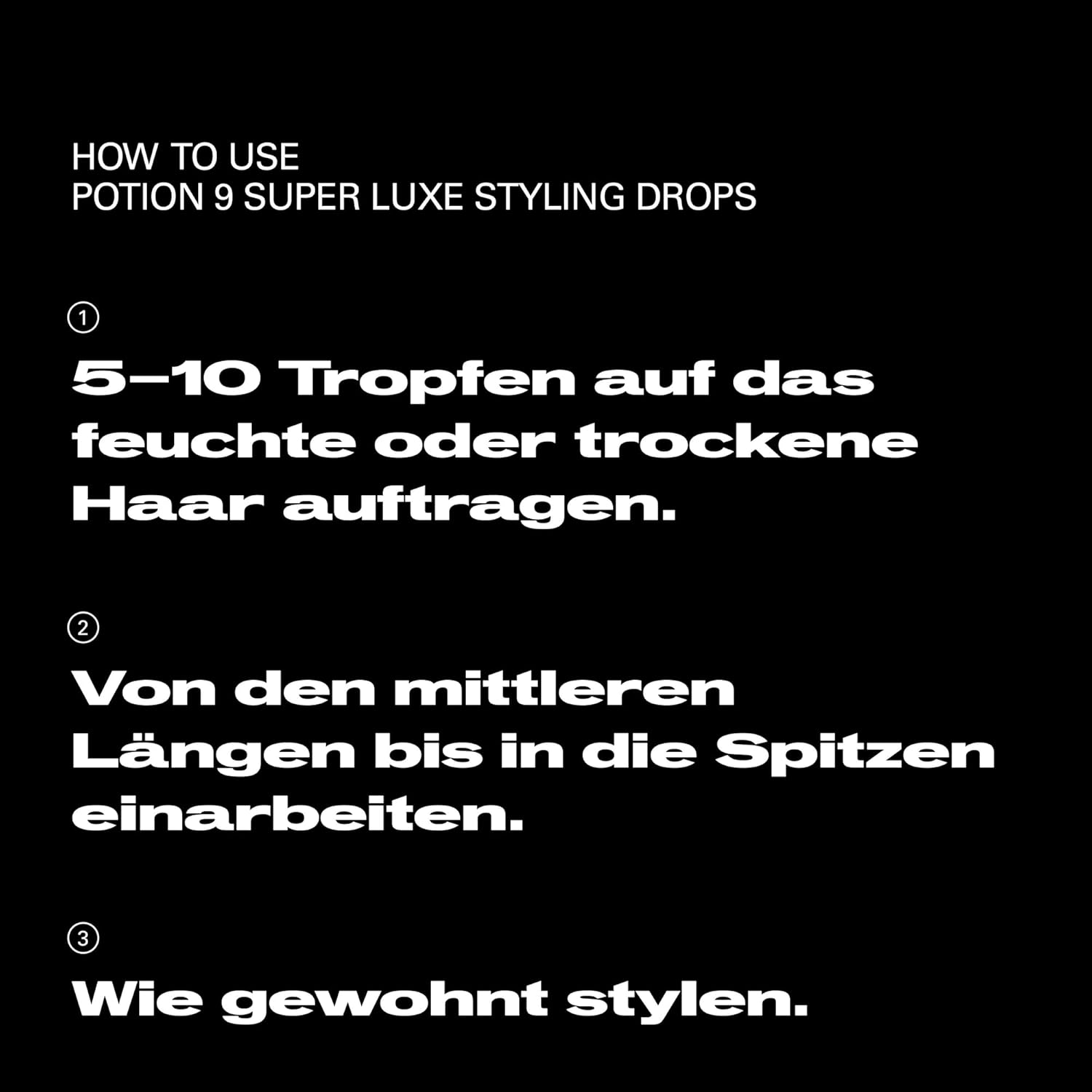 Thumbnail 4 de Sebastian Professional Potion 9 Super Luxe Styling Drops – leichte Styling-Pflege mit 72h Anti-Frizz, UV- & Hitzeschutz (30 ml)