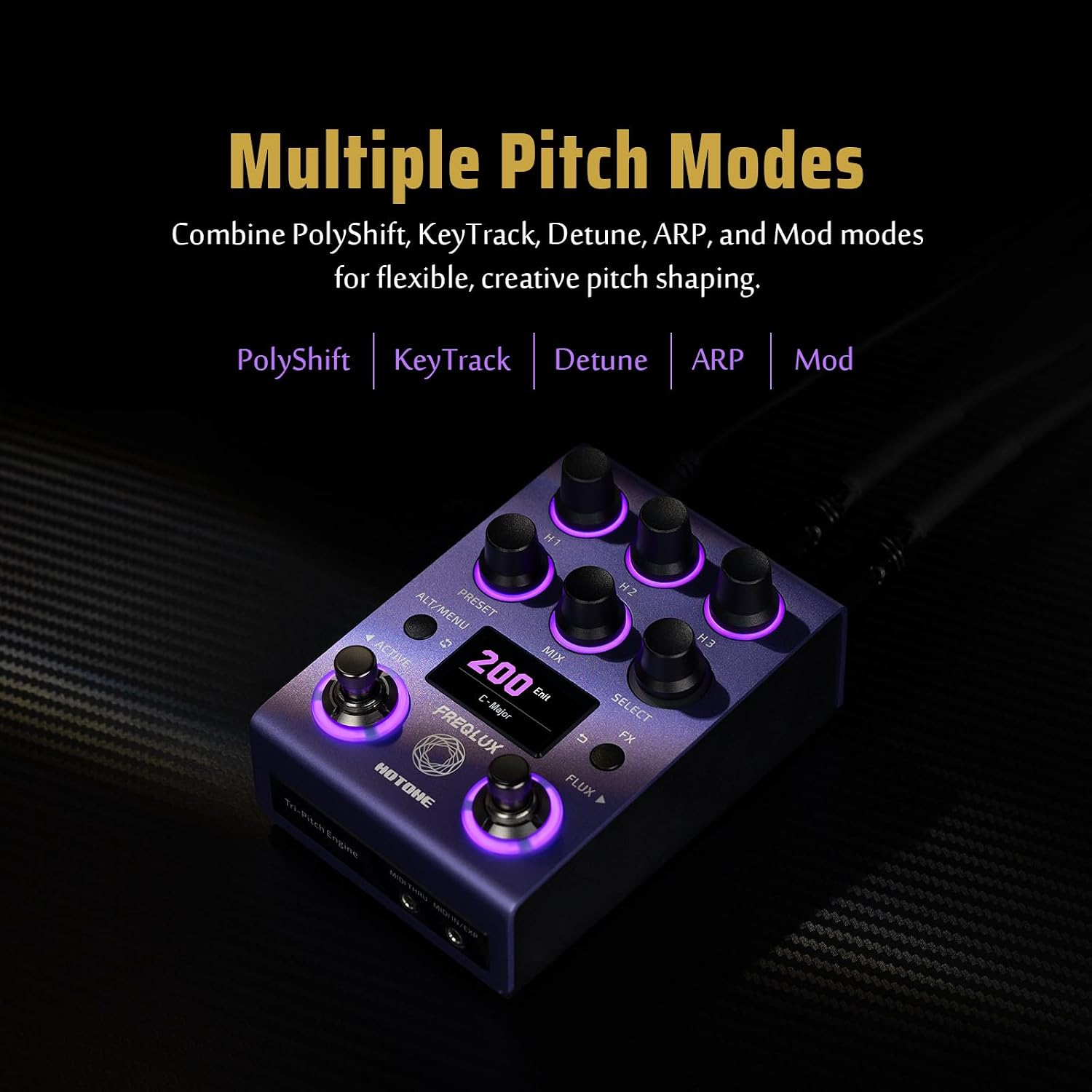 Thumbnail 4 de VALETON Freqlux NP-200 Triple-Voice Pitch-Shifter Pedal with Stereo I/O