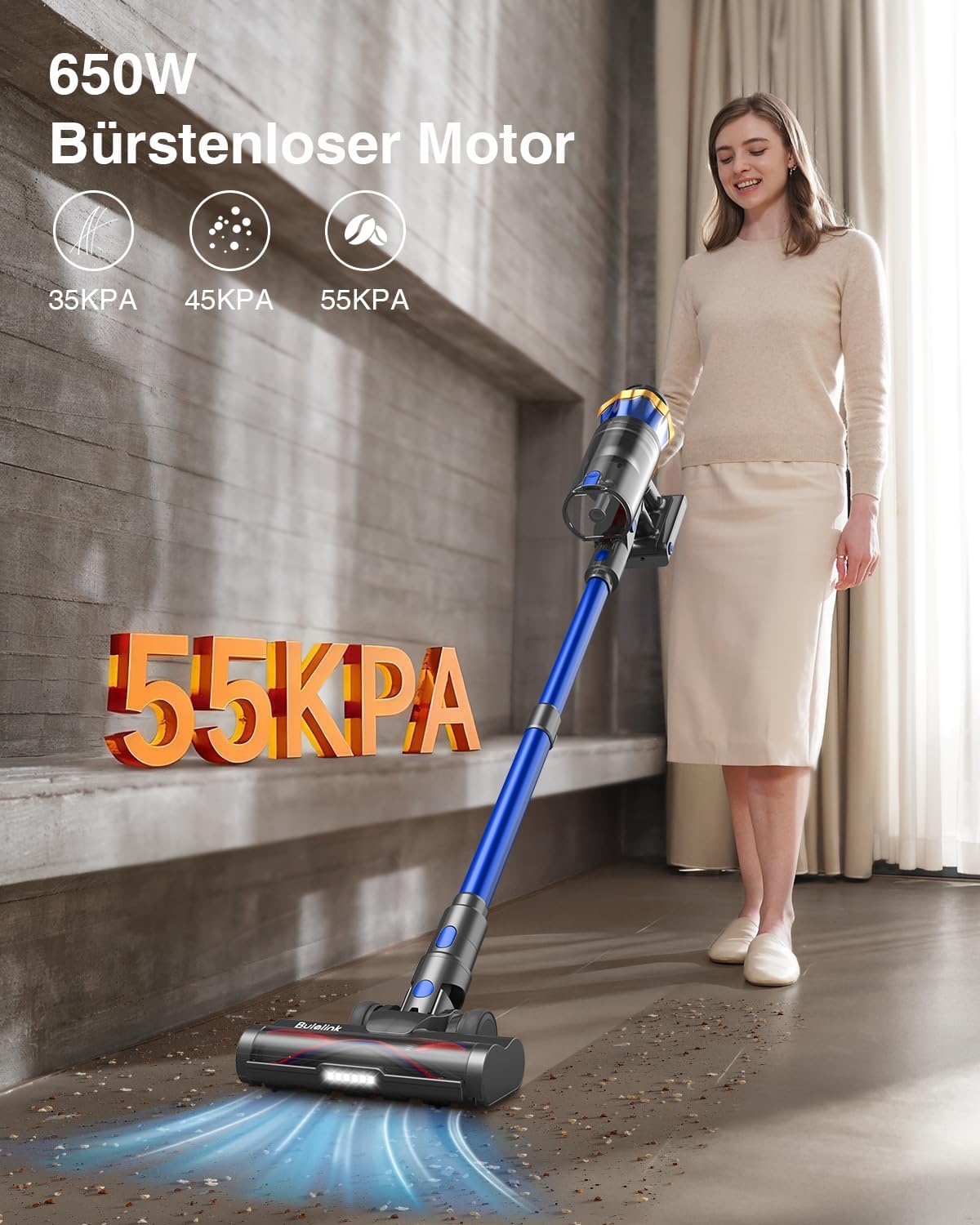 Thumbnail 1 de Akku Staubsauger 45000Pa 1,6L – kabellos, 65 Min. 🧹