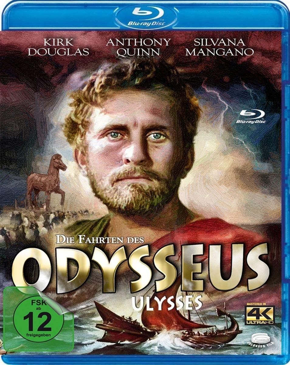 DIE FAHRTEN DES ODYSSEUS (1954) Blu-ray/DVD Film with Kirk Douglas
