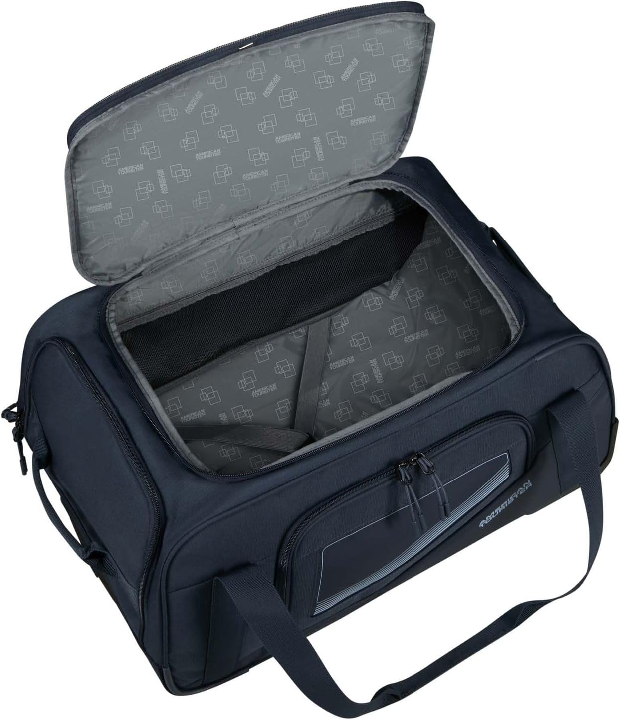 Detalle de American Tourister City Racer Reisetasche mit Rollen 55 cm – 50 L, Navy