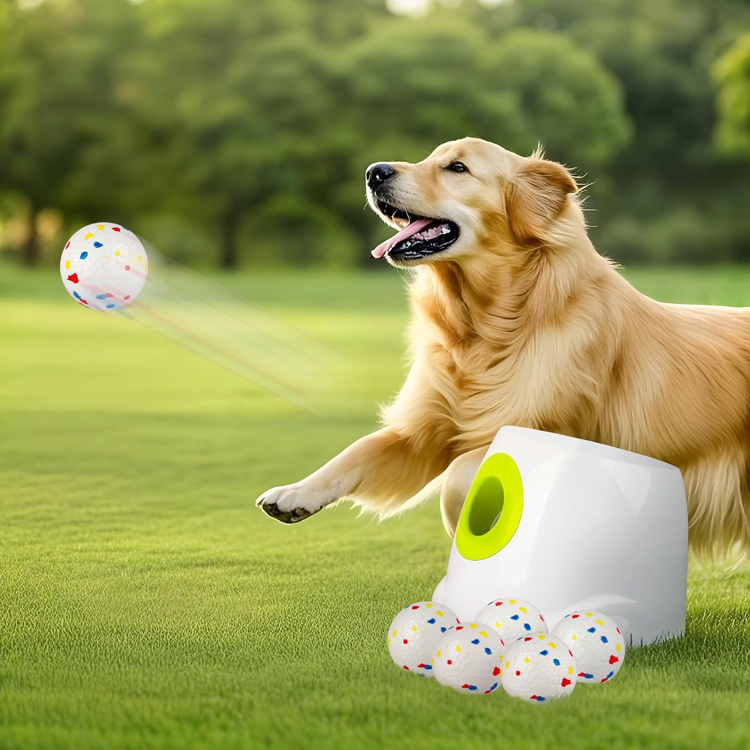 Imagen de All For Paws Automatic Ball Launcher 64ft en OfertitasTOP