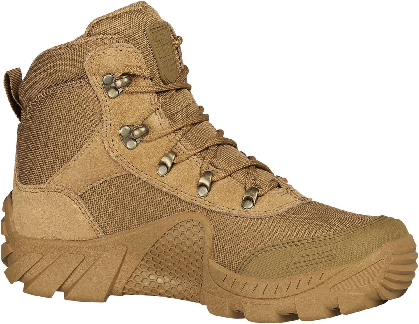Detalle de FREE SOLDIER 1760419031 – męskie buty trekkingowe z wodoodporną podszewką
