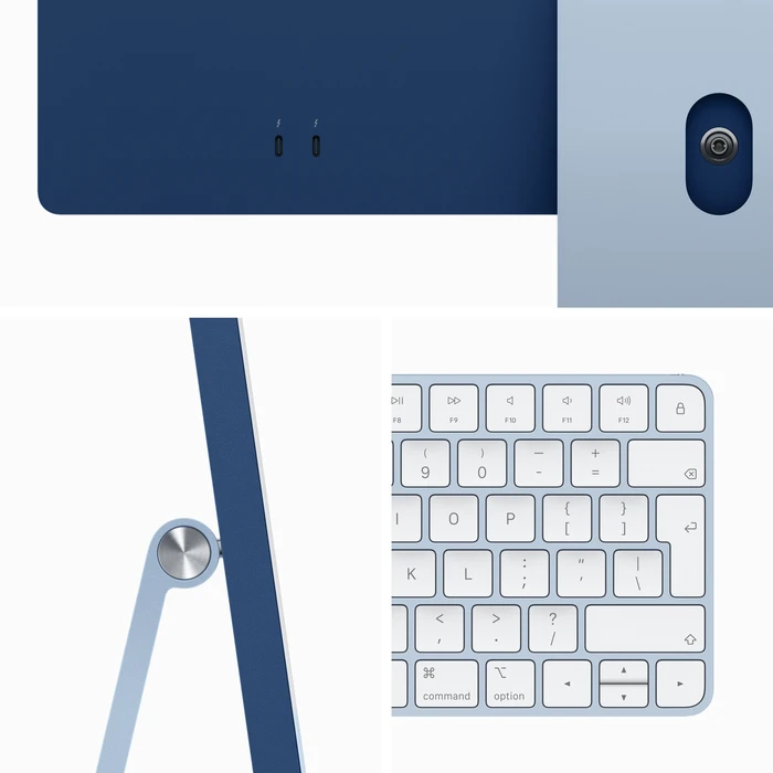 Thumbnail 8 de iMac 24 Zoll (2023) M3 – Blau, 8 GB RAM, 256 GB Speicher