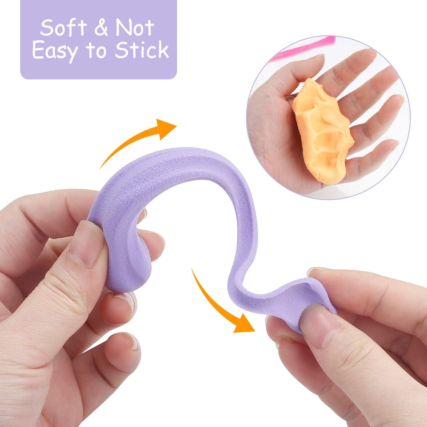Thumbnail 2 de iFergoo Air Dry Clay 50 Colours
