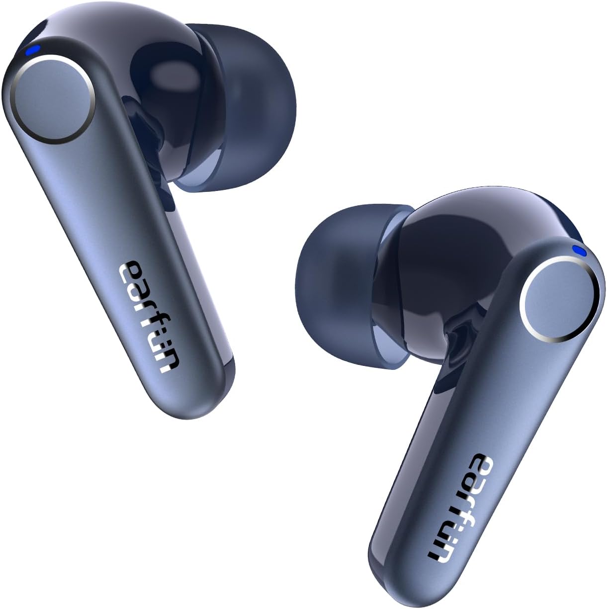 Detalle de EarFun Air Pro 3 Wireless Earbuds with Noise Cancelling, aptX Adaptive Sound & Bluetooth 5.3 (Blue)