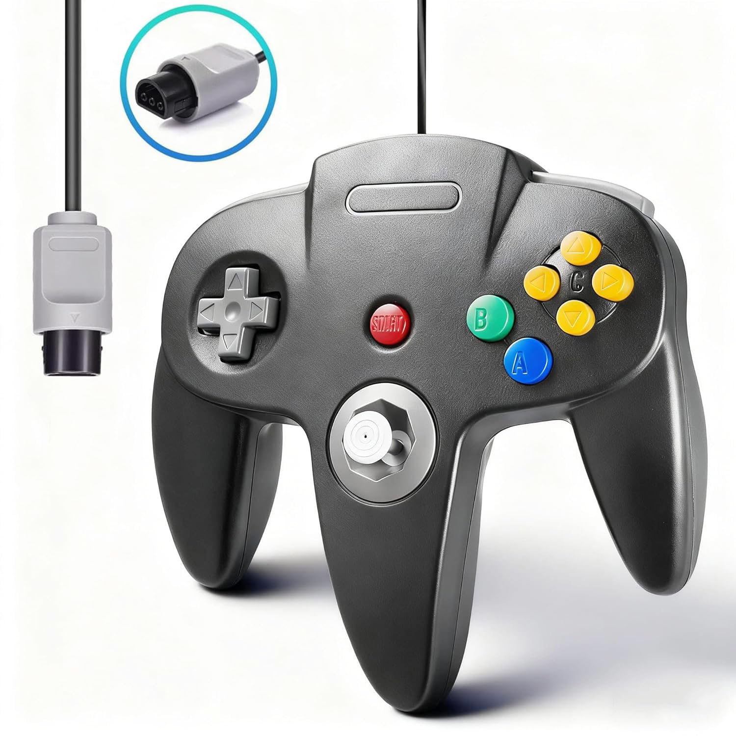 Detalle de miadore N64 Controller Kabel Gamepad mit 1,8 m