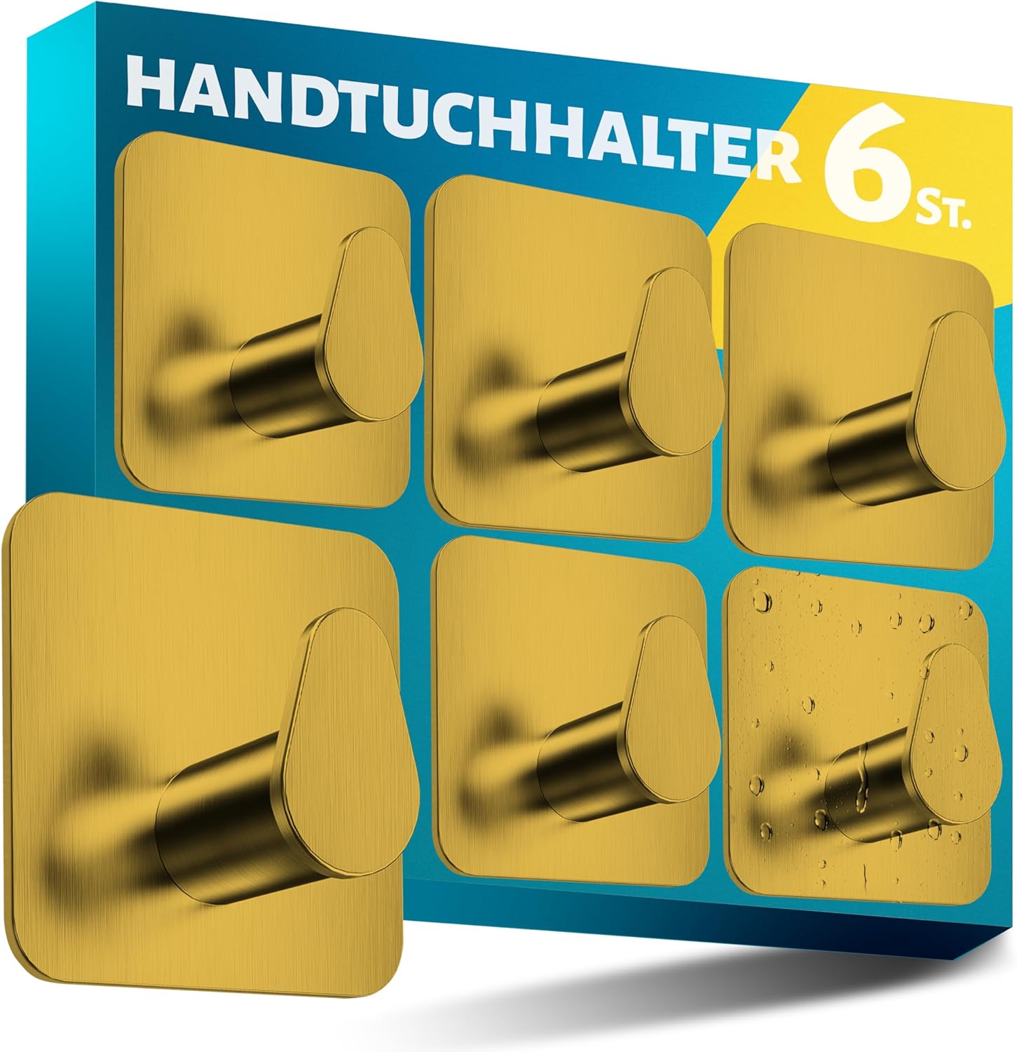 Thumbnail 6 de Menz Handtuchhaken Edelstahl 6er-Set