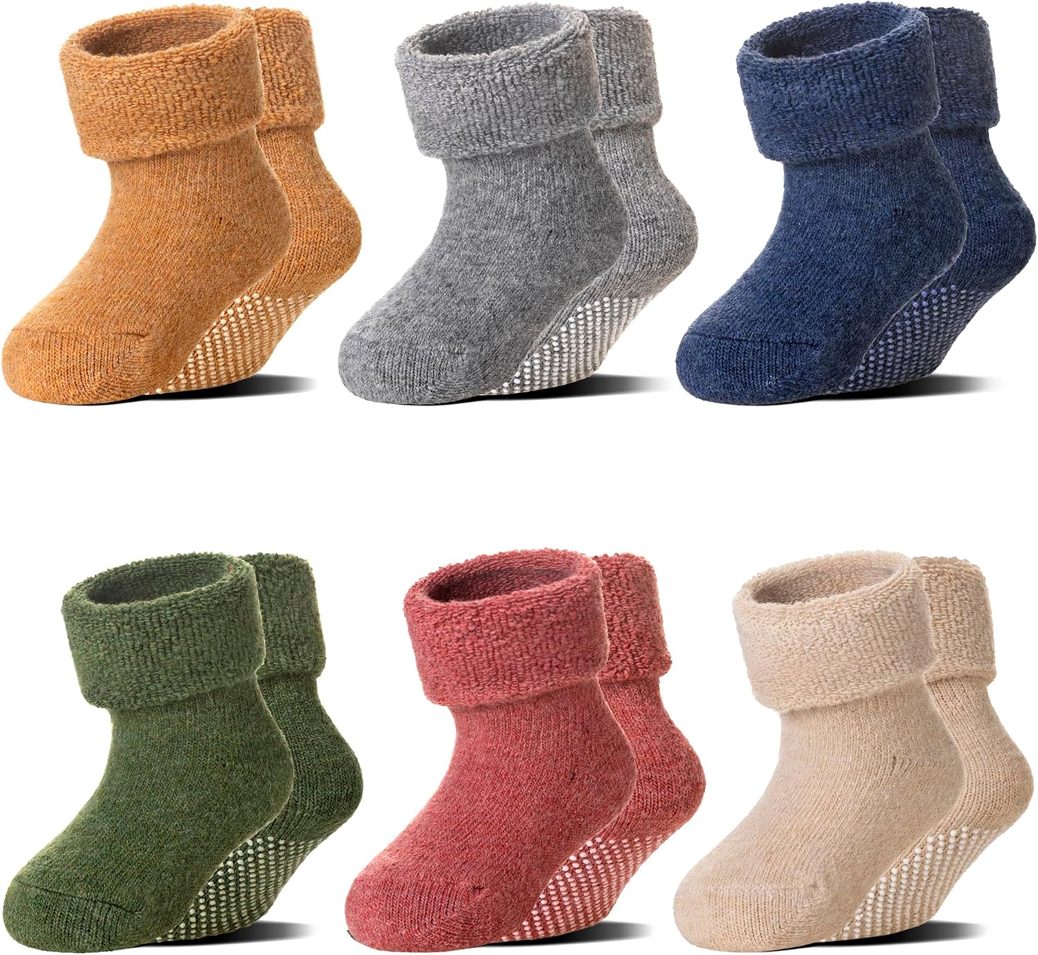 Detalle de SEEYAN Baby Socks Toddler Non Slip 3 sizes