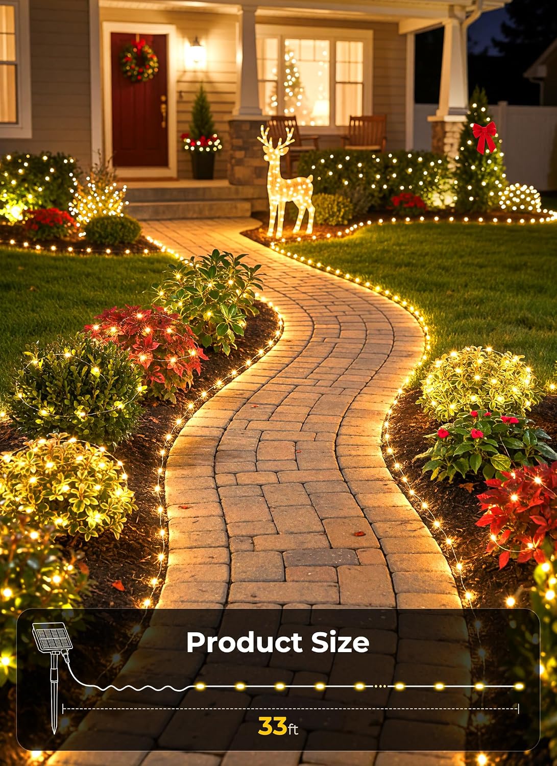 Detalle 1 de Brightown Solar String Lights 400 LEDs