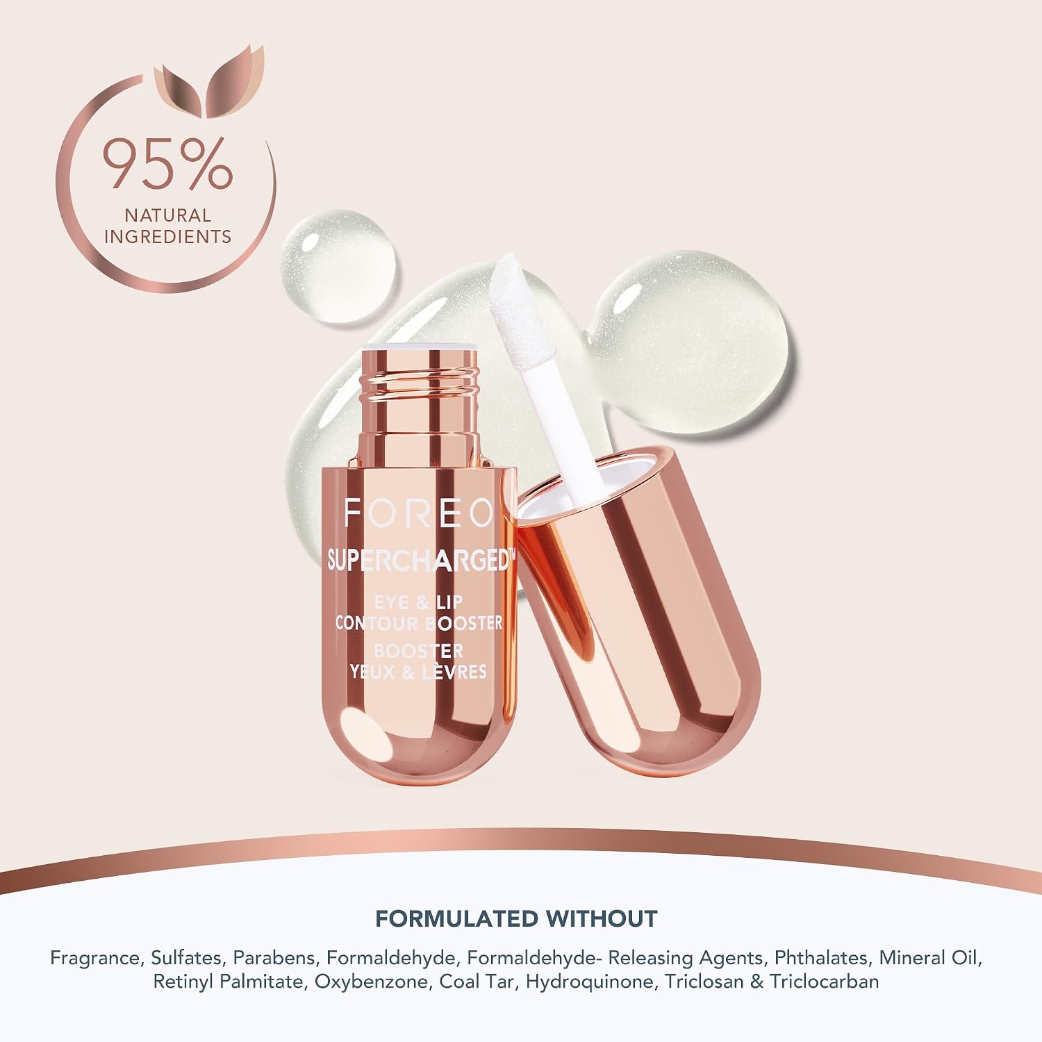 Thumbnail 2 de FOREO SUPERCHARGED Eye & Lip Contour Booster – Gel conducteur en capsules, niacinamide, format voyage