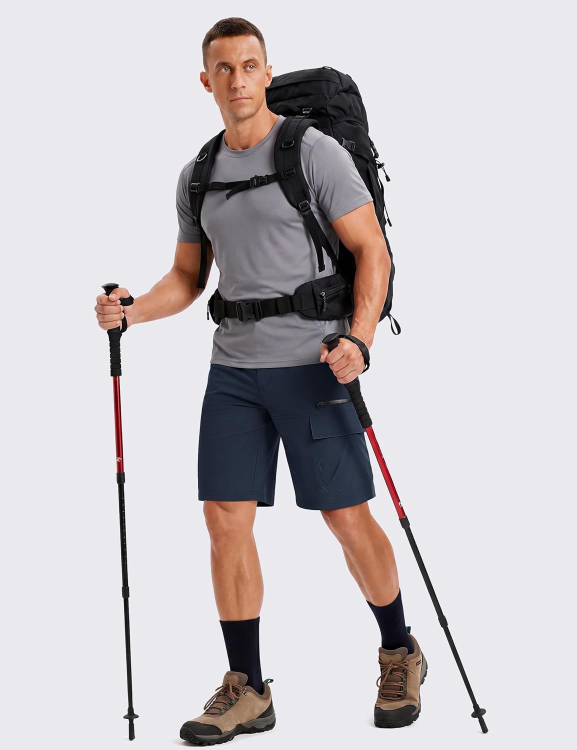 Thumbnail 4 de TACVASEN Men's Summer Outdoor Shorts: Quick Dry Water-Resistant Cargo for Hiking, Golf, and Work