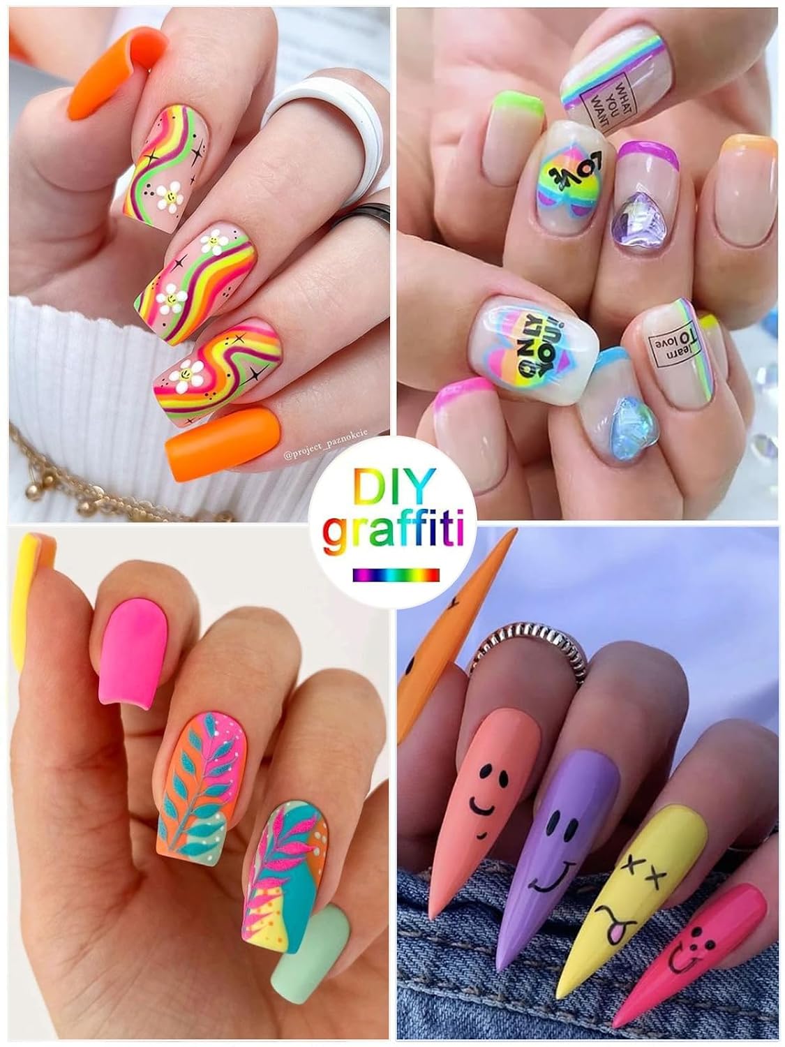 Thumbnail 3 de Kalolary 3D Nail Art Pens Set (12-Color) for DIY Manicure Patterns