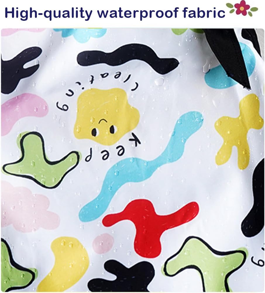 Thumbnail 4 de HIQUACC Kids Art Apron Set 2 Sleeves