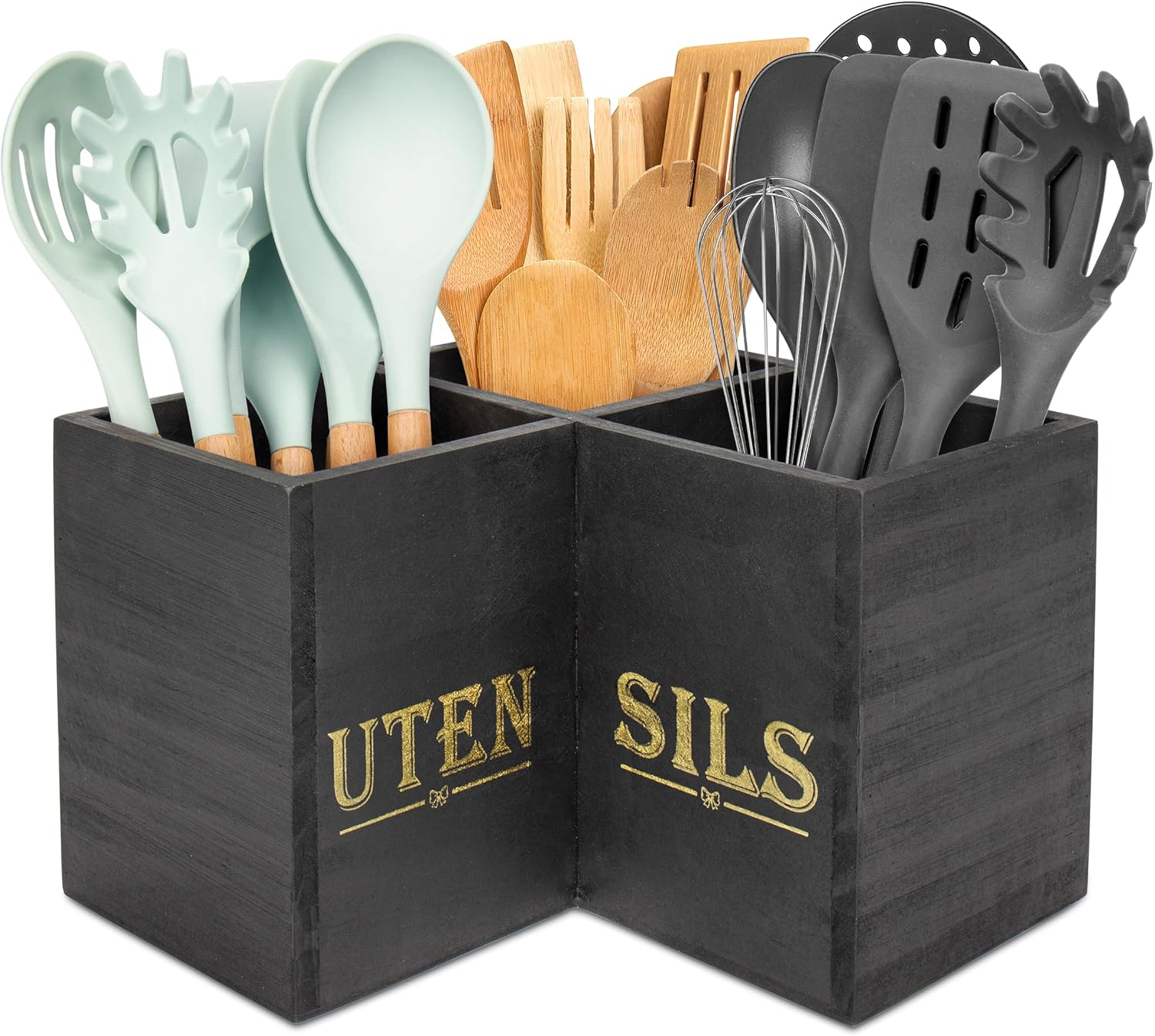 Detalle de RedCall Utensil Holder with 3 Compartments