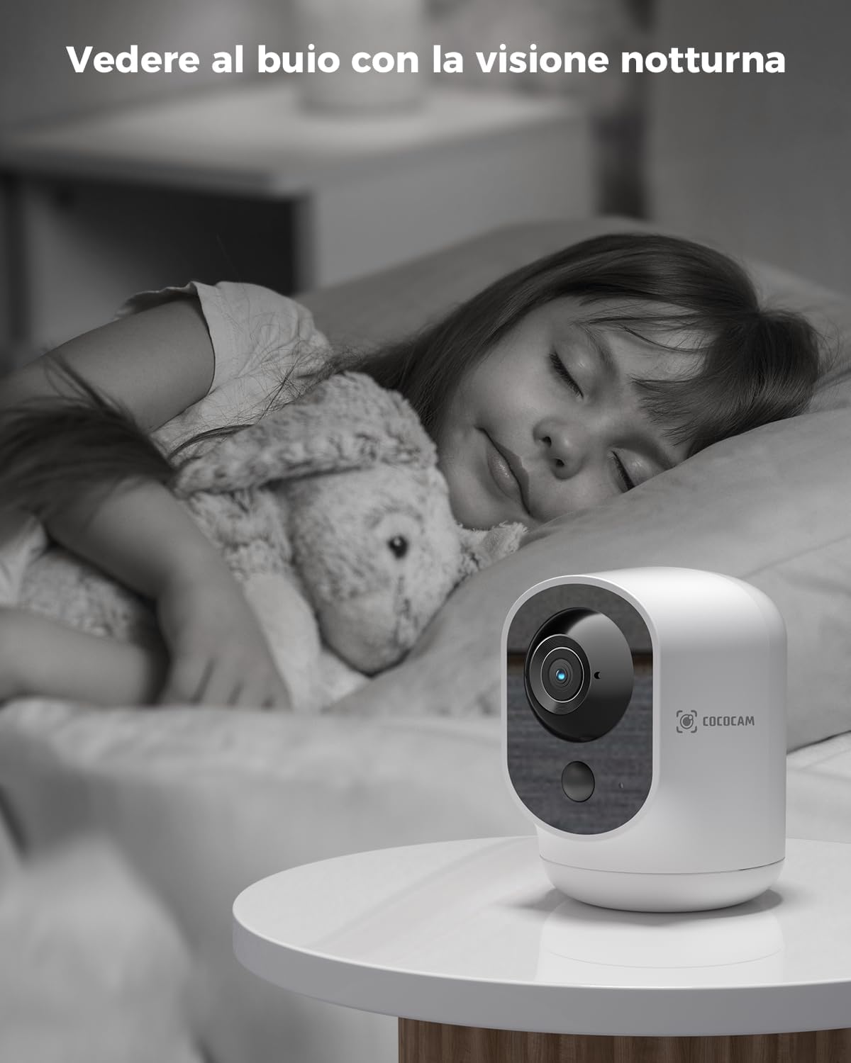 Thumbnail 5 de COCOCAM 2K telecamera Wi‑Fi interna 5200 mAh con AI e PIR