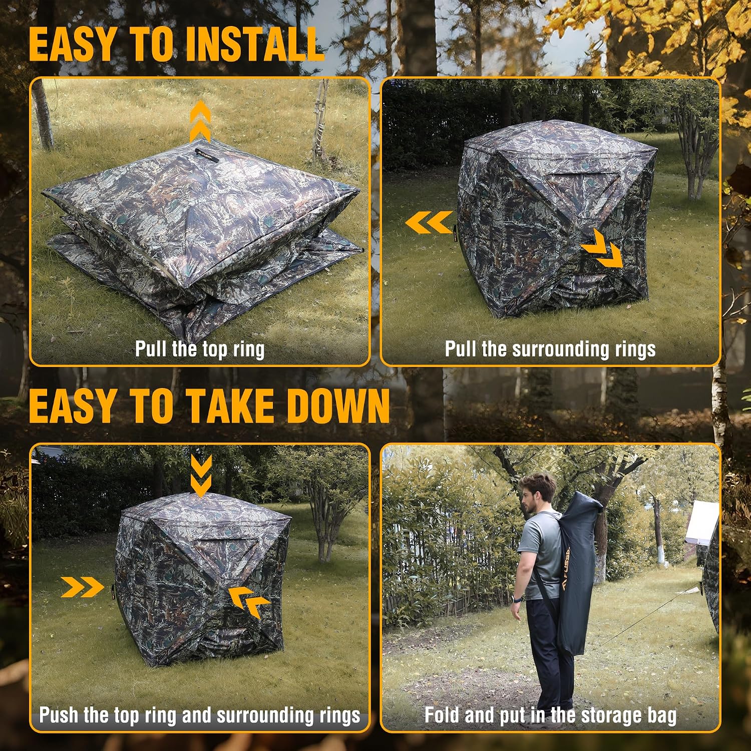 Thumbnail 6 de FLISSA Hunting Blind 270° View