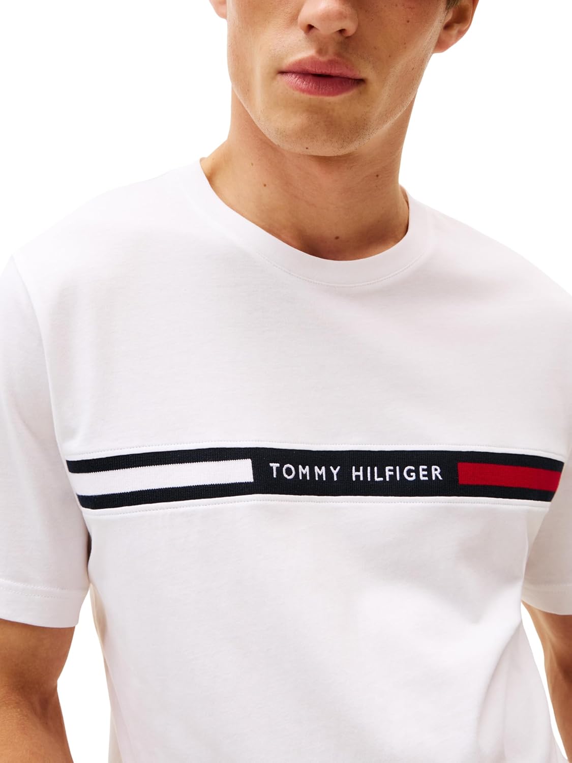Thumbnail 2 de Tommy Hilfiger Herren T-Shirt mit Rundhalsausschnitt aus Baumwolle (Basic)