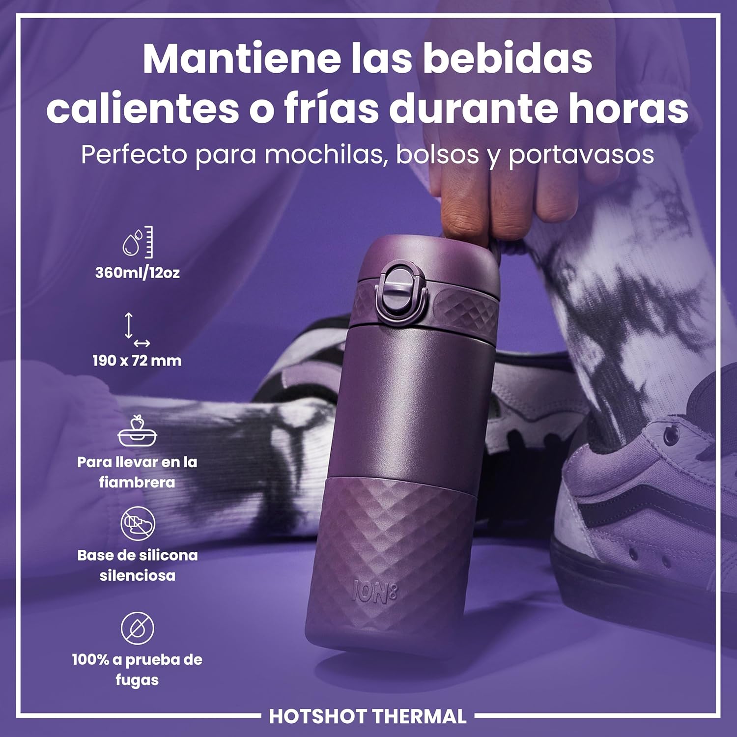 Thumbnail 1 de ion8 Vaso Termo Café Para Llevar ☕ Prueba de Fugas