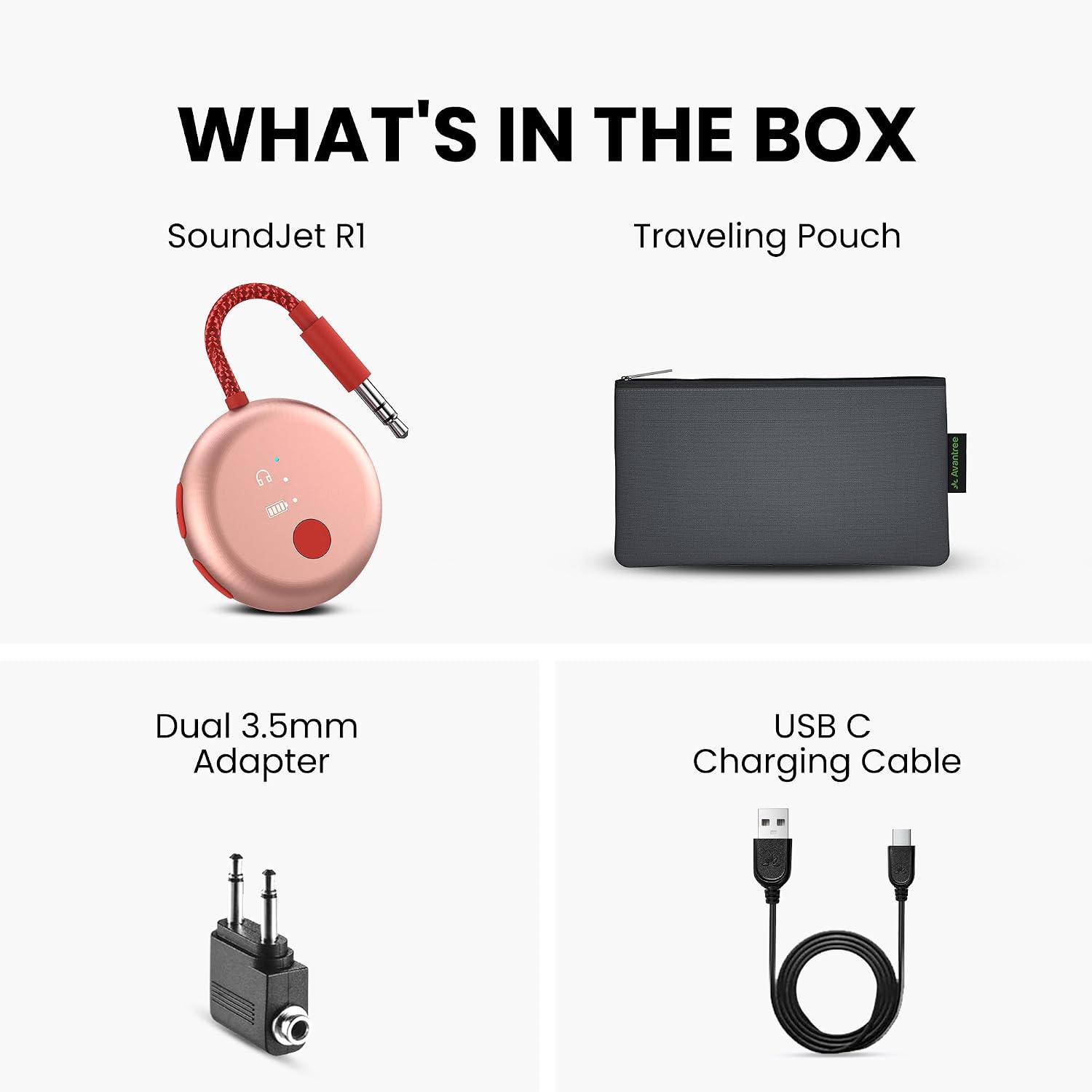 Thumbnail 6 de Avantree SoundJet R1: Airplane Bluetooth Transmitter for AirPods & Headphones