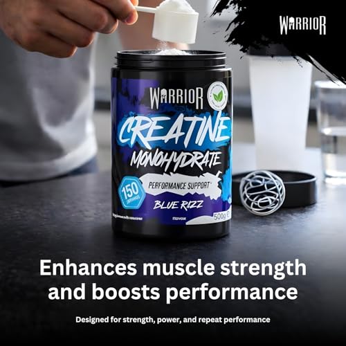 Detalle de Warrior Creatine Monohydrate Powder 500g Pure Micronised – Micronised, Vegan & Zero Sugar