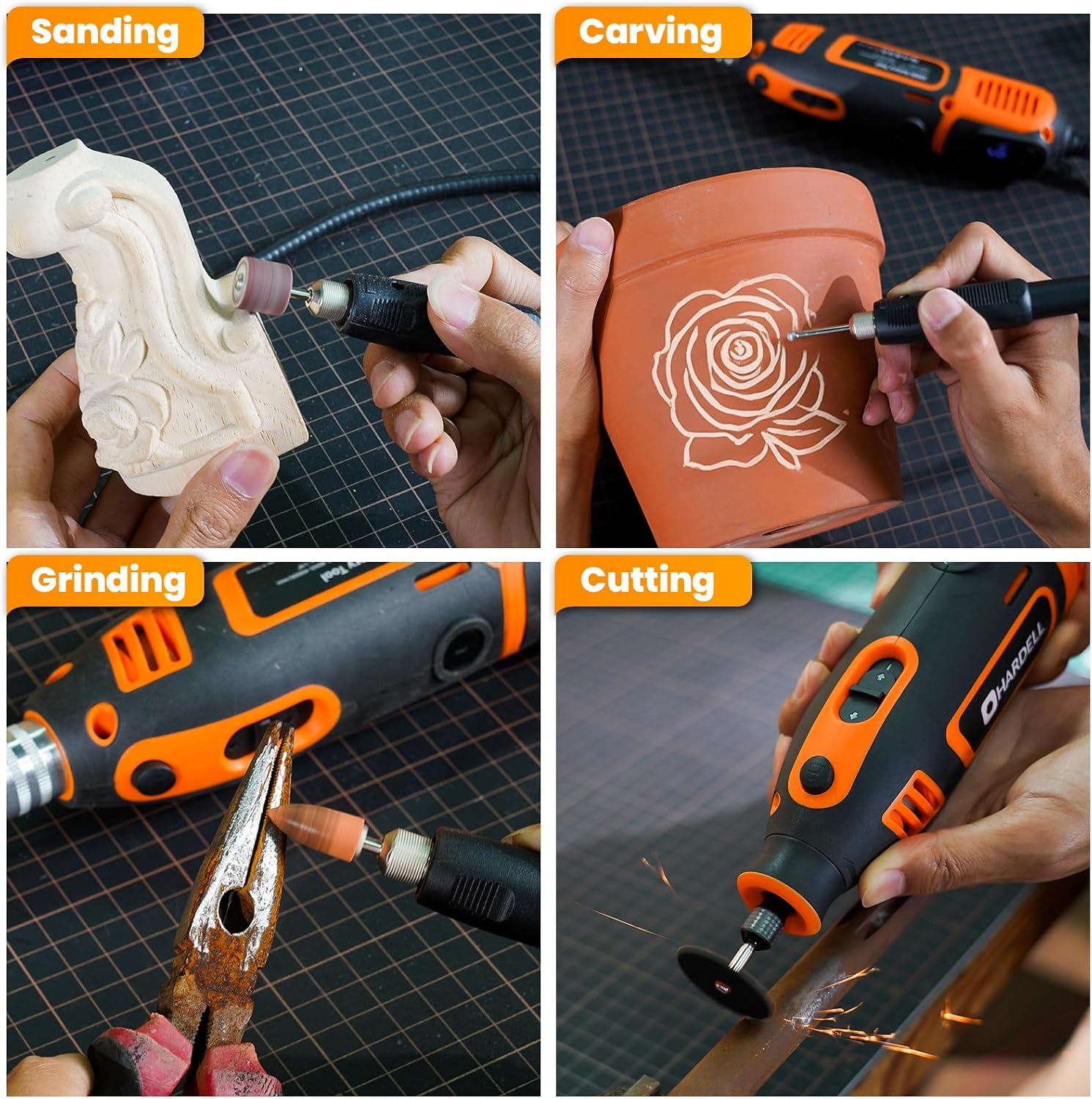 Thumbnail 6 de HARDELL Corded Rotary Tool 200W