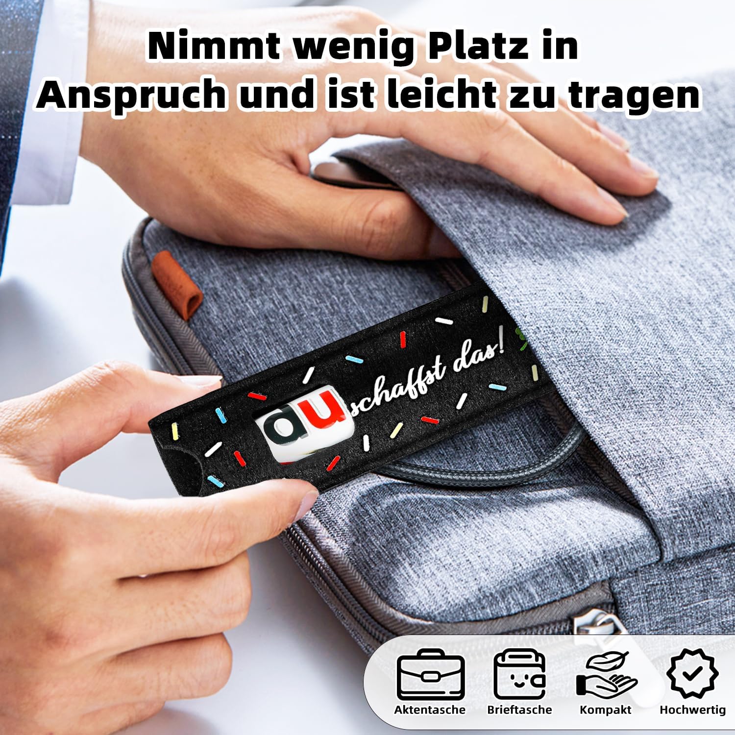 Detalle 2 de Giftota Du schaffst das Geschenke 12er