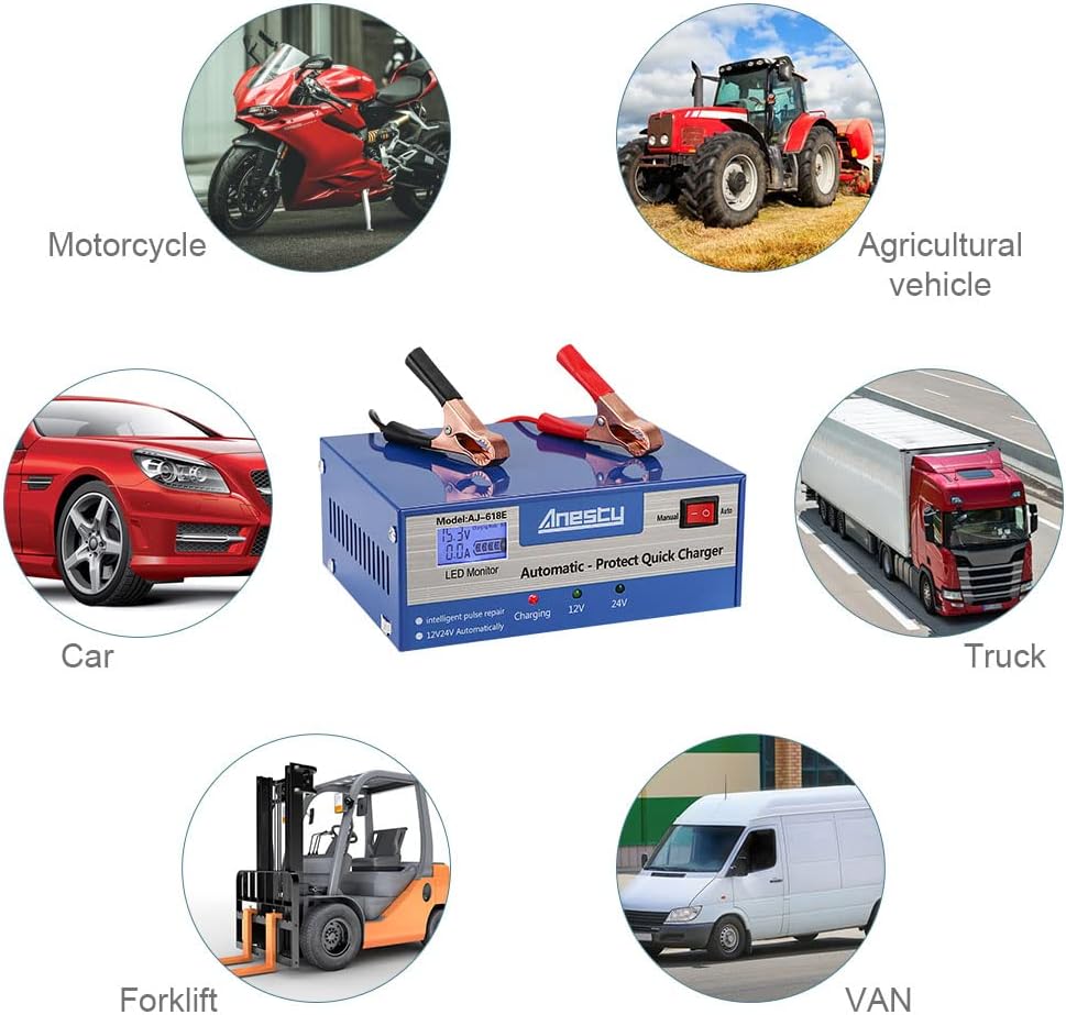 Thumbnail 4 de Car Battery Charger 12V/24V 130W