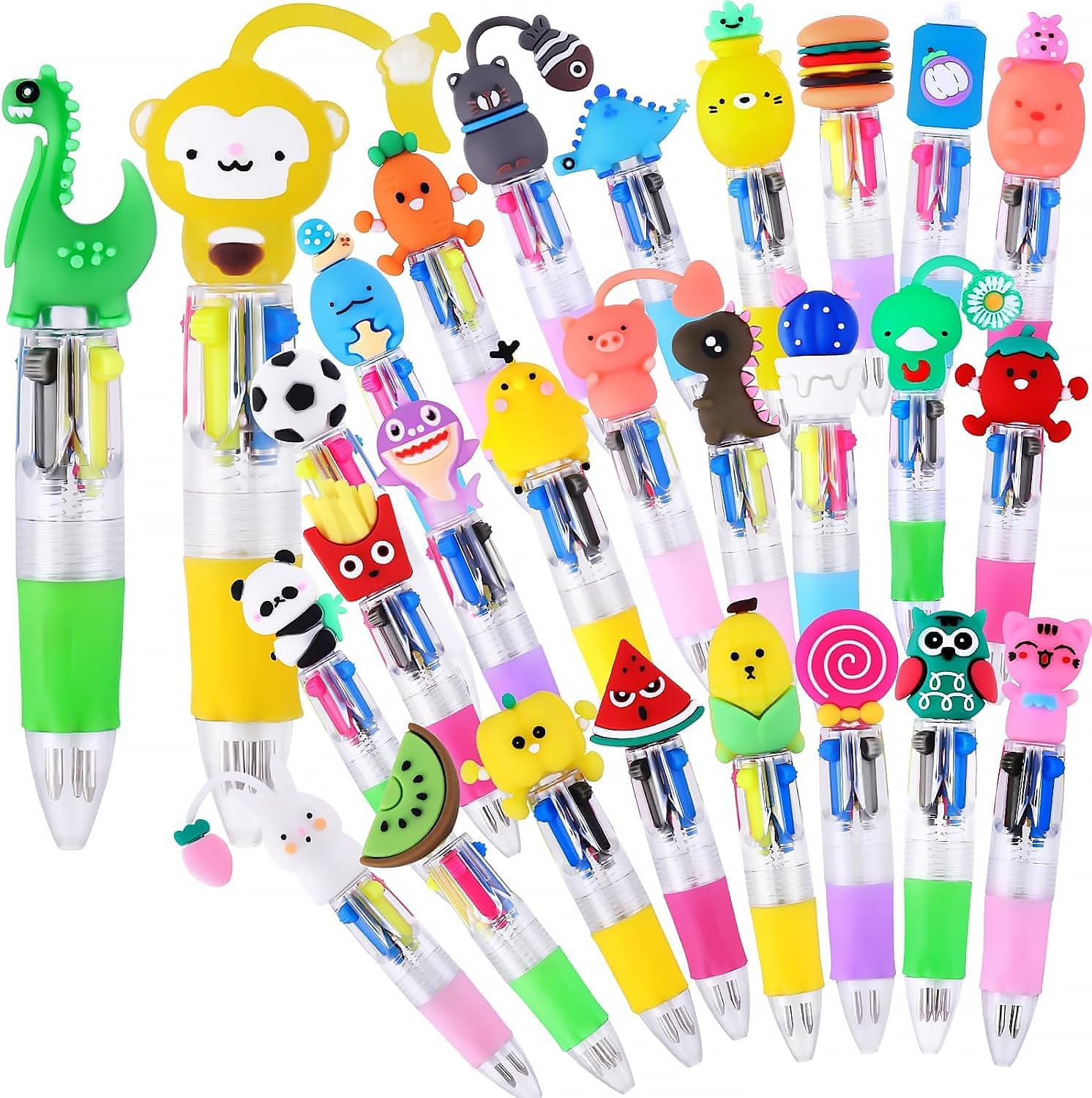 Thumbnail 6 de 24-pack Easter gel ink pens with cartoon bunny & carrot designs (0.5 mm black) – novelty writing pens for school, office and gifts