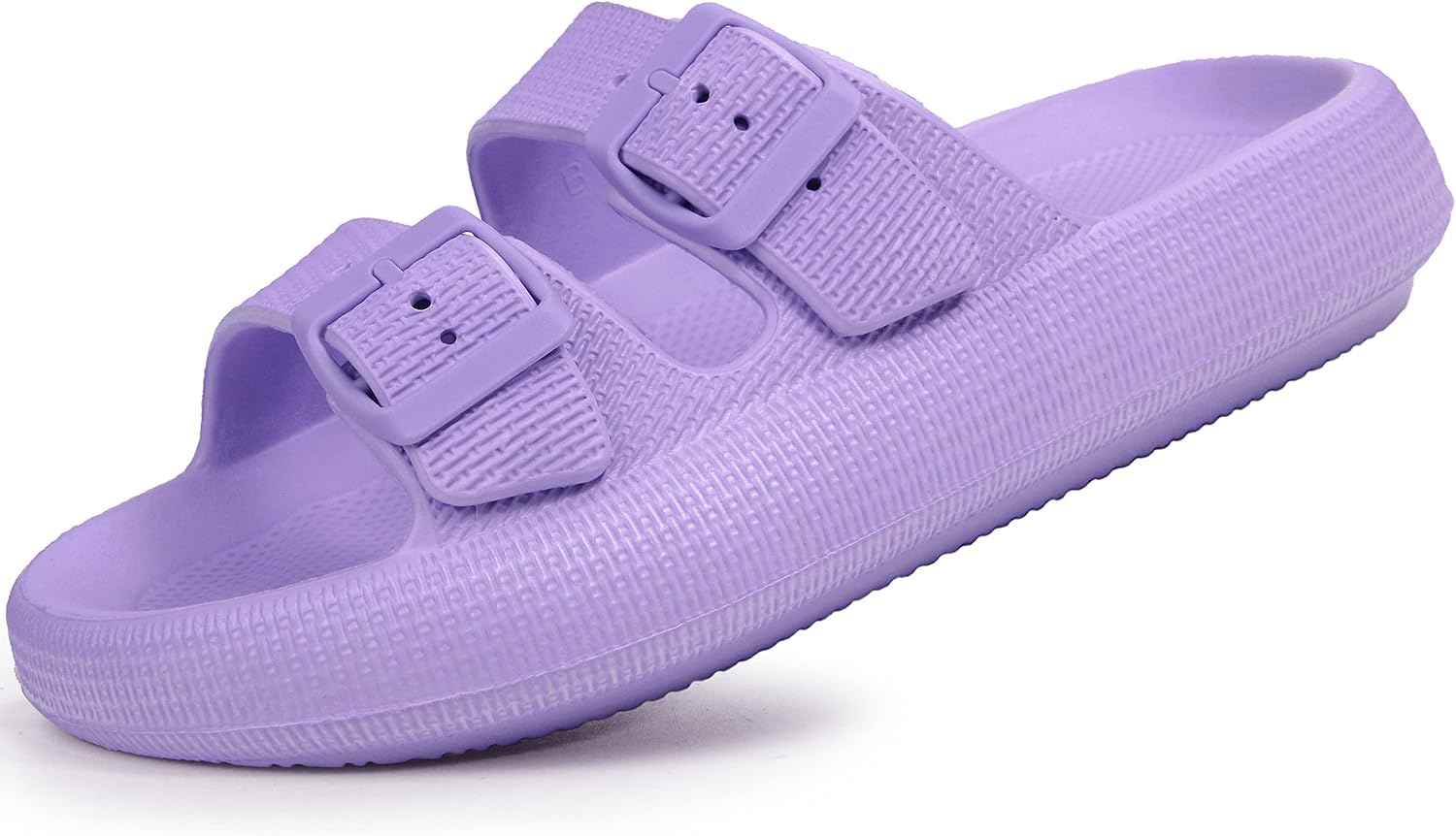 Detalle de Weweya Pillow Slippers: EVA Double Buckle Sandals for Everyday Comfort