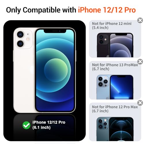 Detalle 2 de vnnink iPhone 12 Case Magnetic Matte, Military Grade