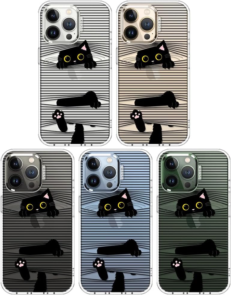 Thumbnail 2 de MOSNOVO Case for iPhone 13 Pro — Clear TPU Bumper with Buffertech 6.6ft Drop Protection