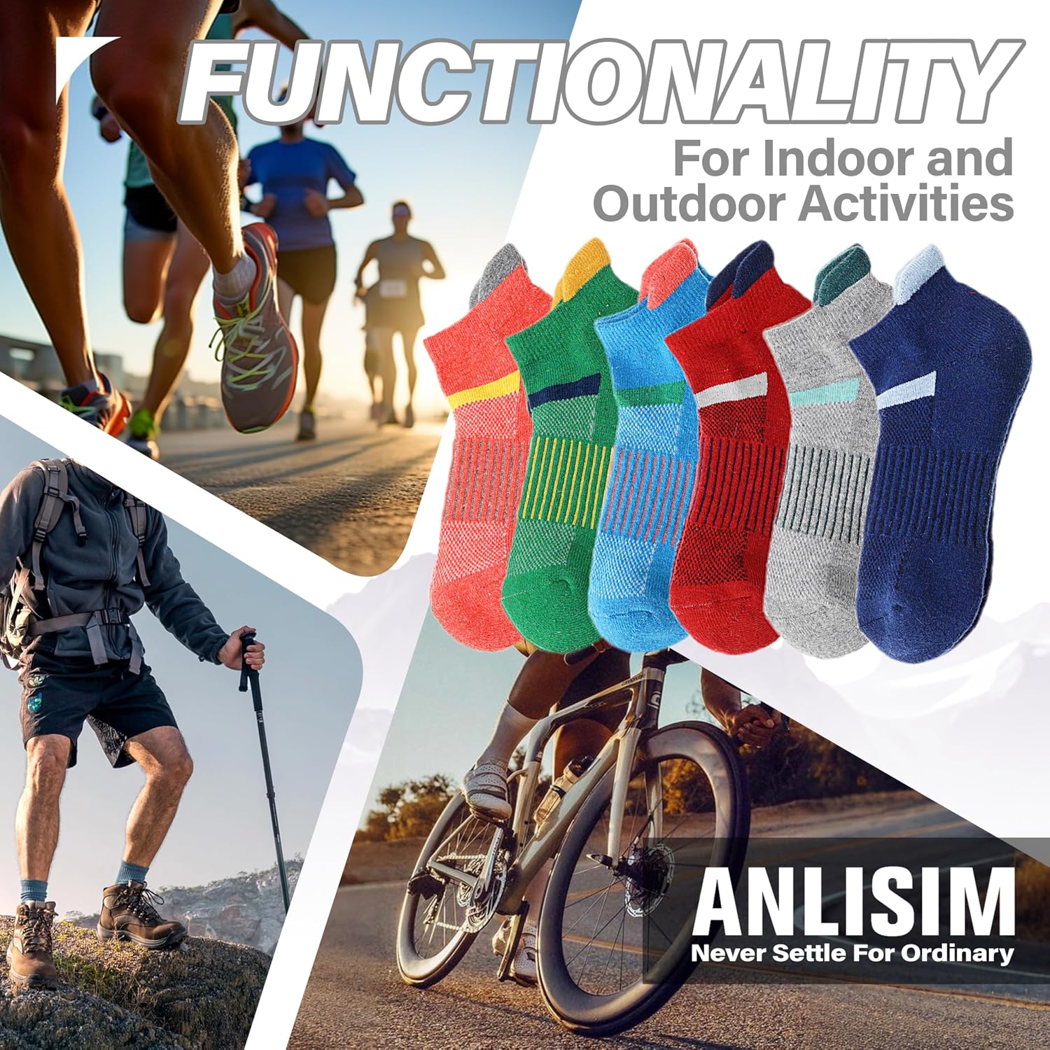 Thumbnail 5 de Anlisim 6 Pairs Merino Wool Socks