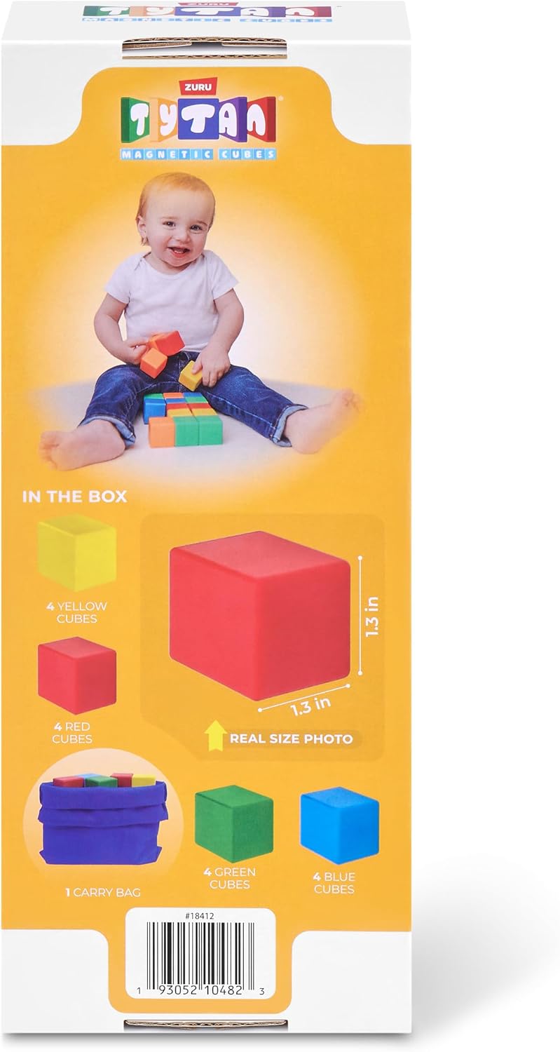 Detalle 1 de ZURU Magnetic Cubes 16-Piece Playset