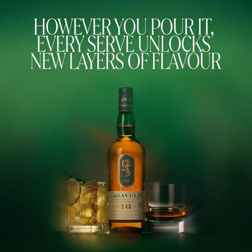 Detalle de Lagavulin 16 Jahre Islay Single Malt Scotch Whisky – 43% Vol, 700 ml