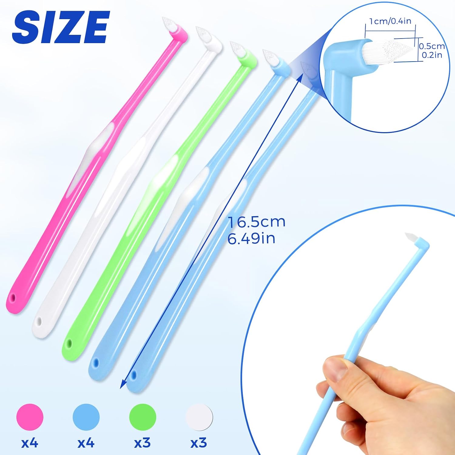 Detalle 2 de Sularpek interspace toothbrushes 14 pack