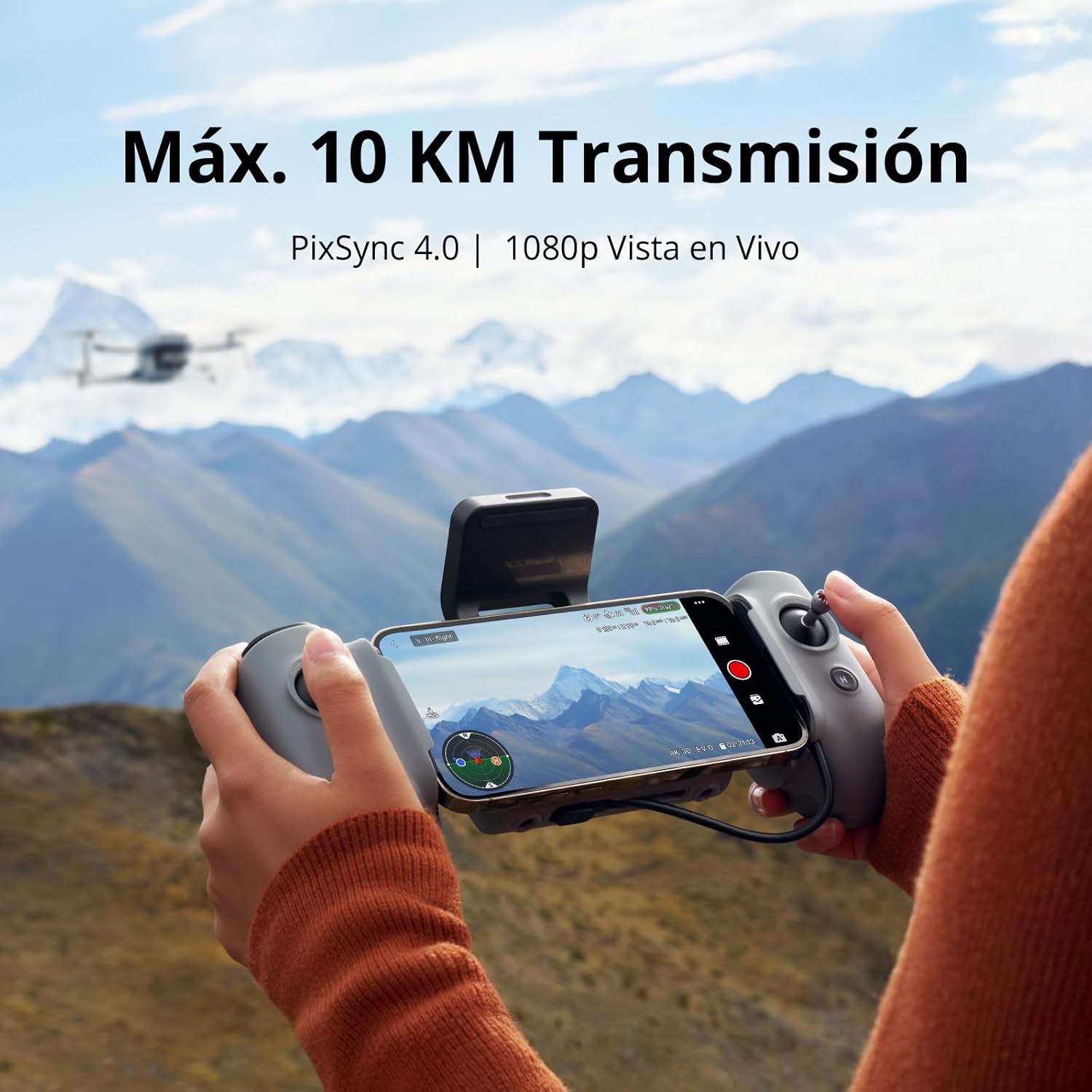 Detalle de Potensic ATOM 2 Dron 📷 4K/8K, 32 Min, Gimbal 3Ejes, AI Night